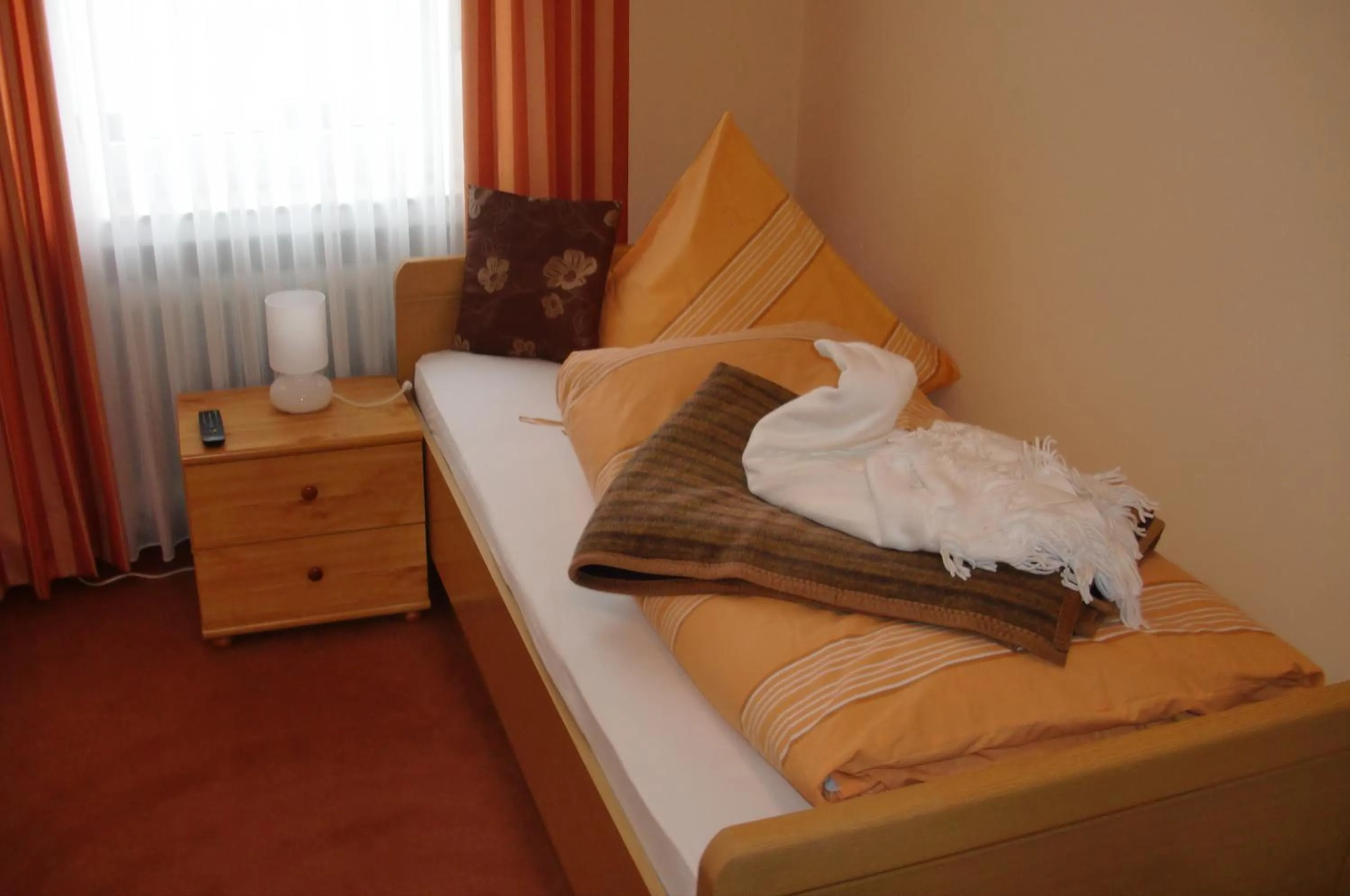 Bed in Hotel Mietz