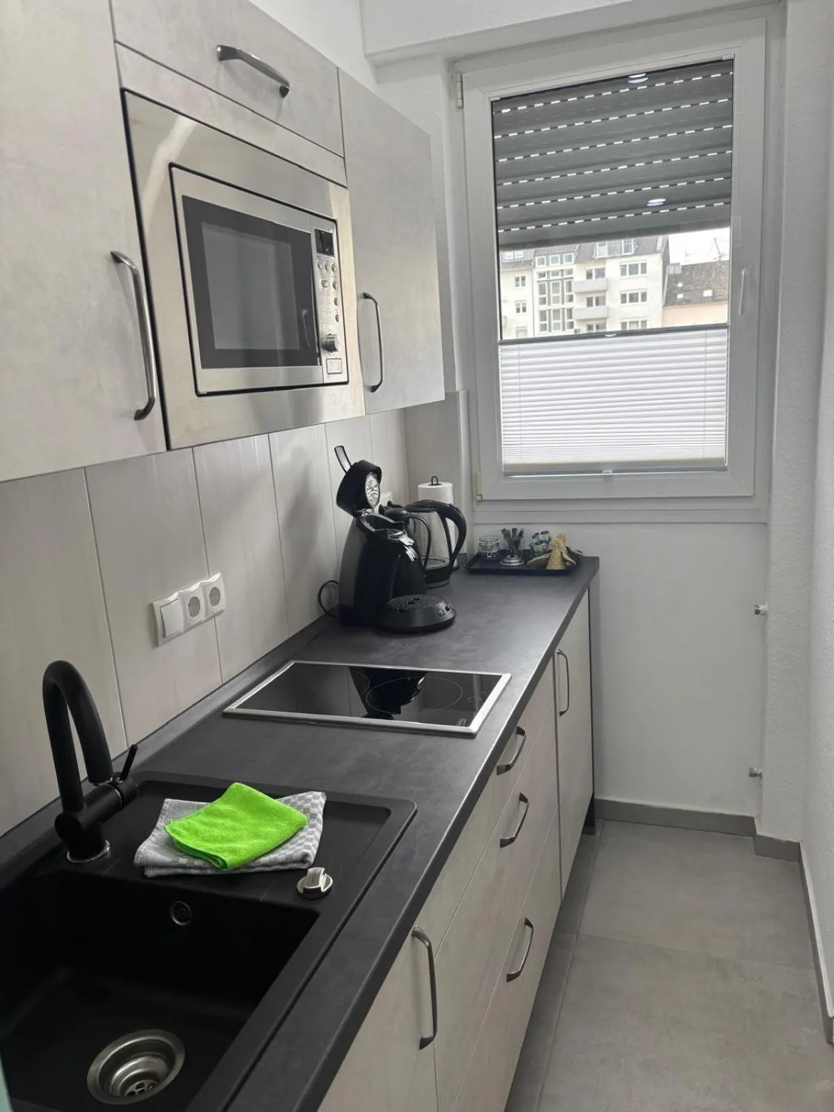 Kitchen or kitchenette in Hotel Mietz