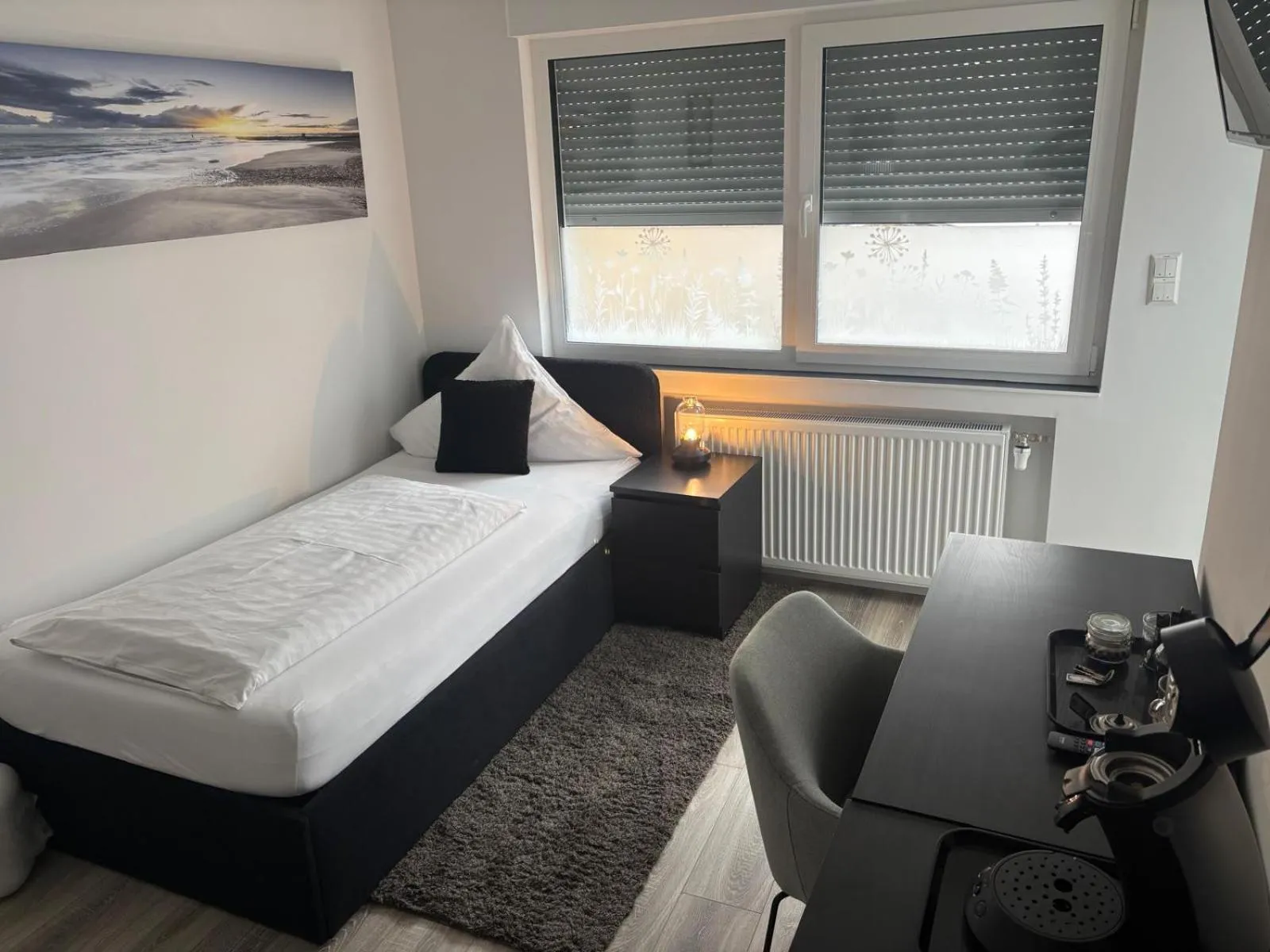 Bed in Hotel Mietz