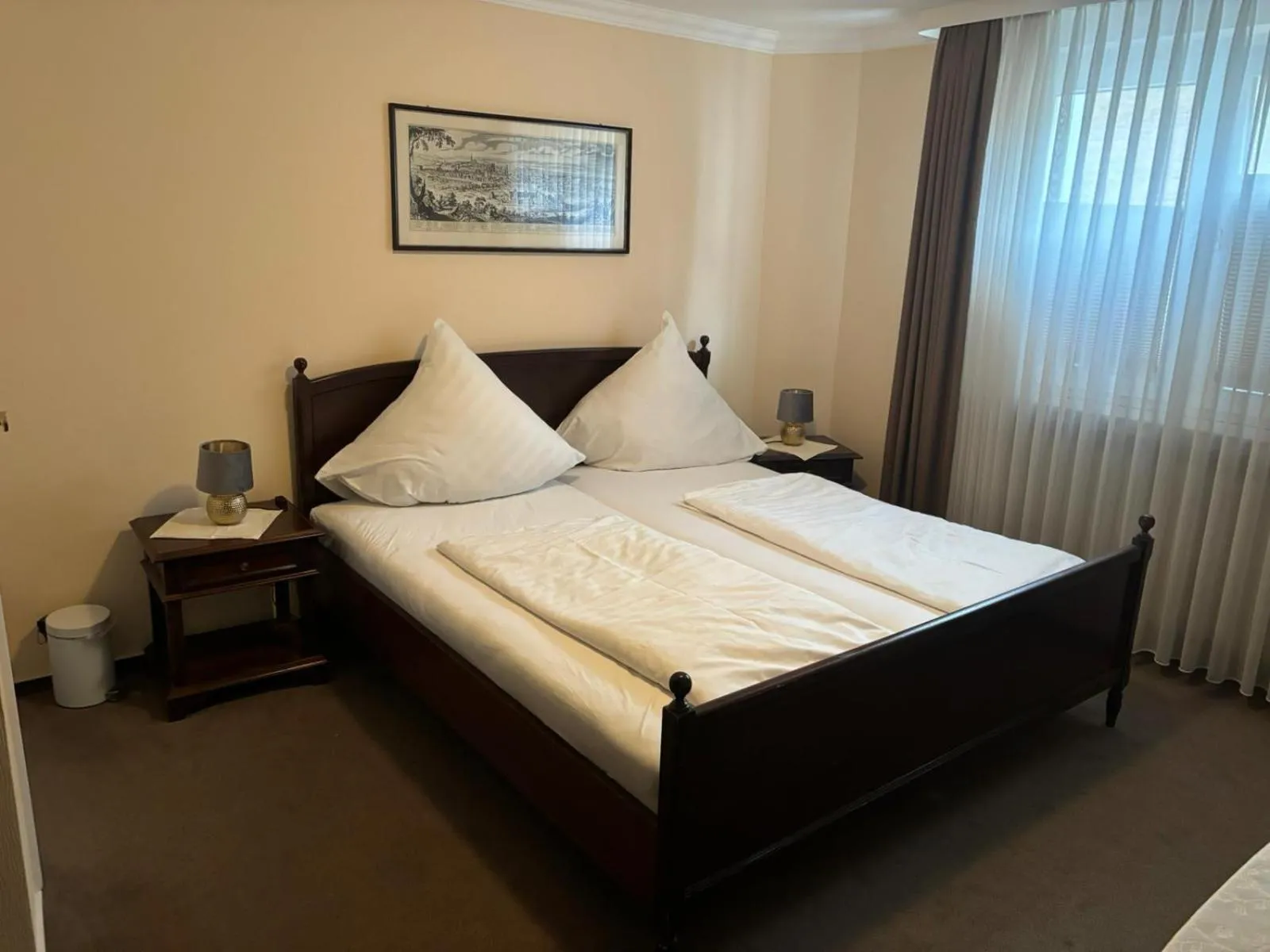 Bed in Hotel Mietz