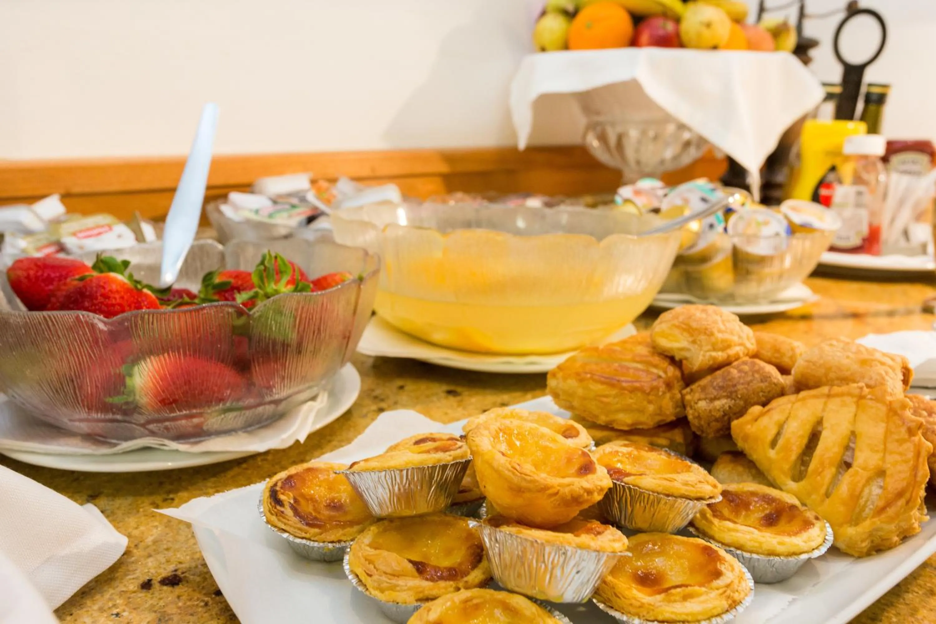 Buffet breakfast in Hotel Marina Rio