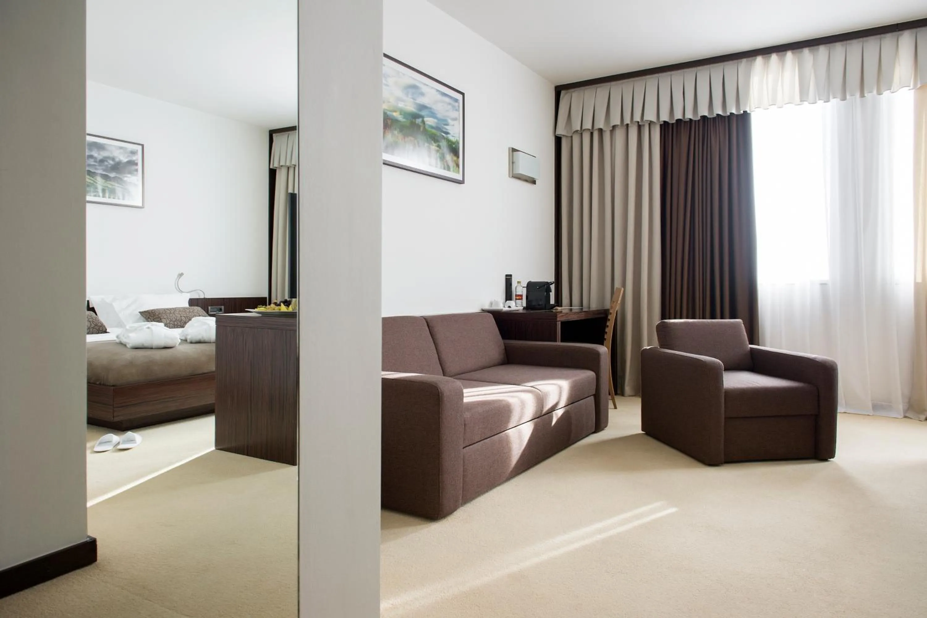 Bed in Safir Hotel Casino