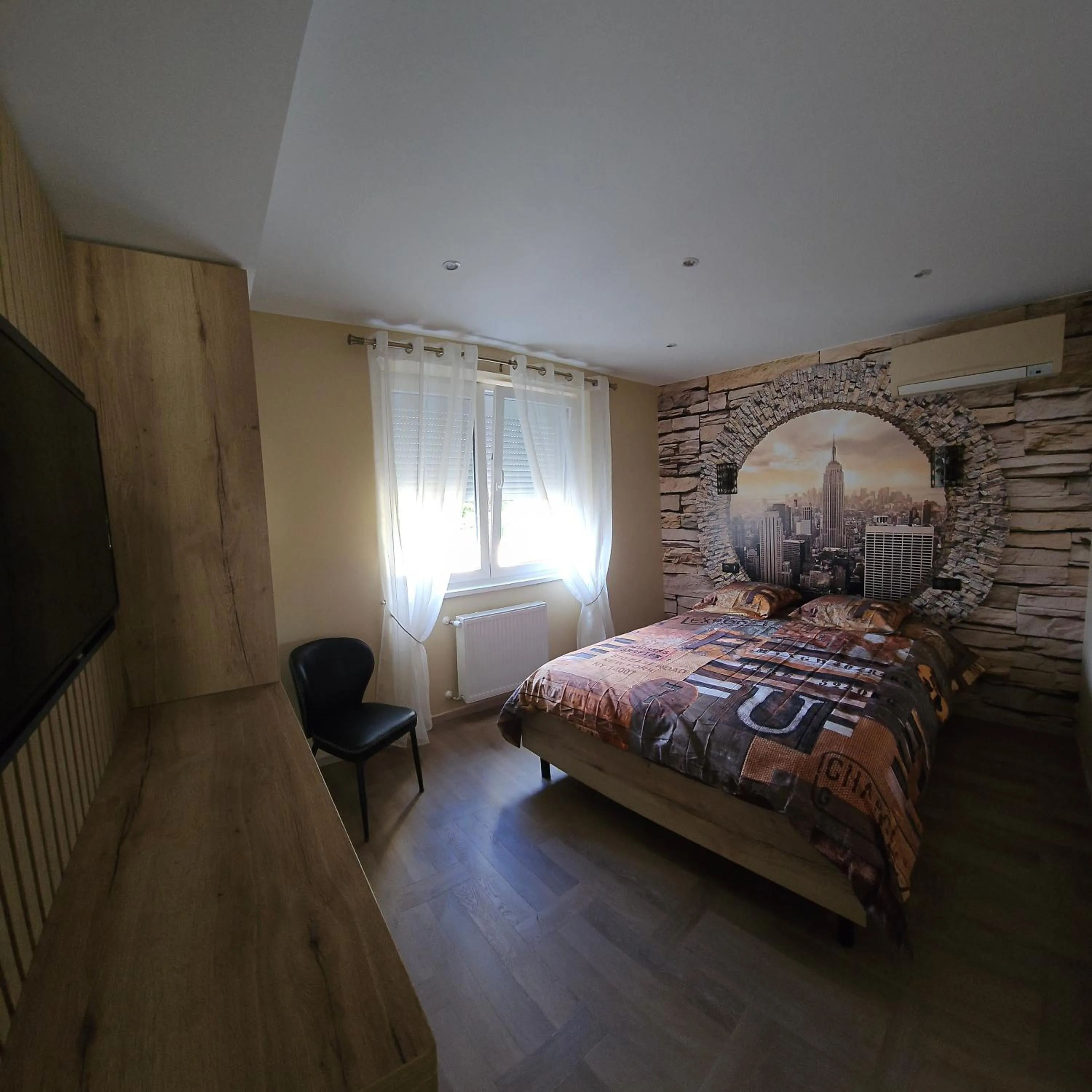 Bed in Hotel Champ Alsace