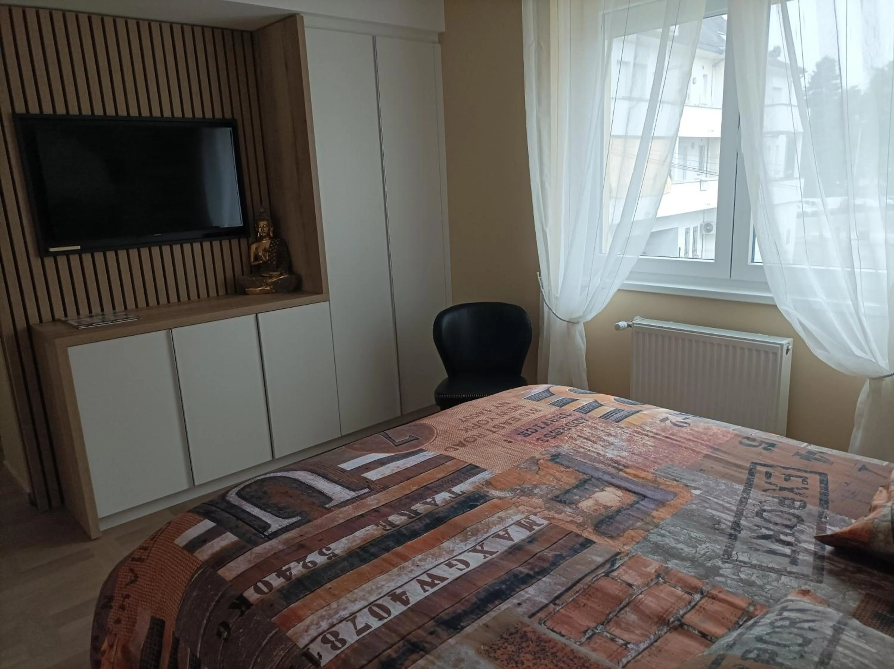 Bed in Hotel Champ Alsace