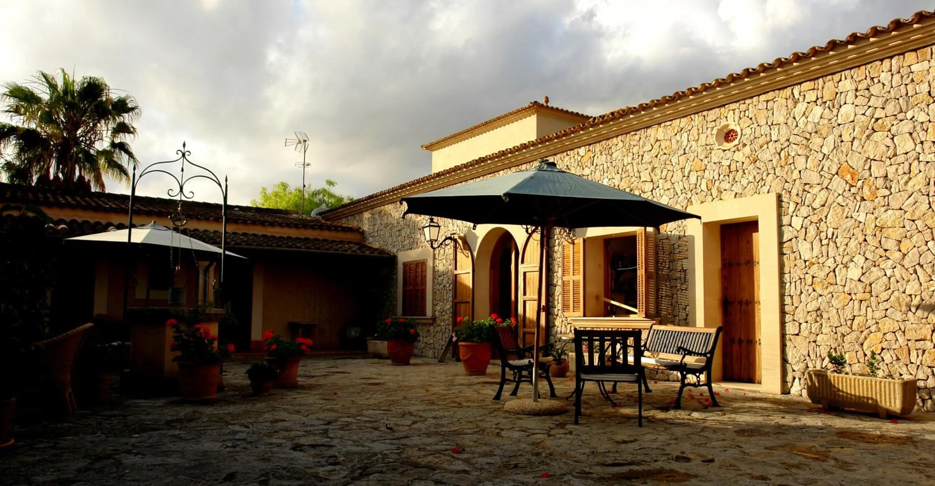 Patio in Aumallia Hotel & Spa