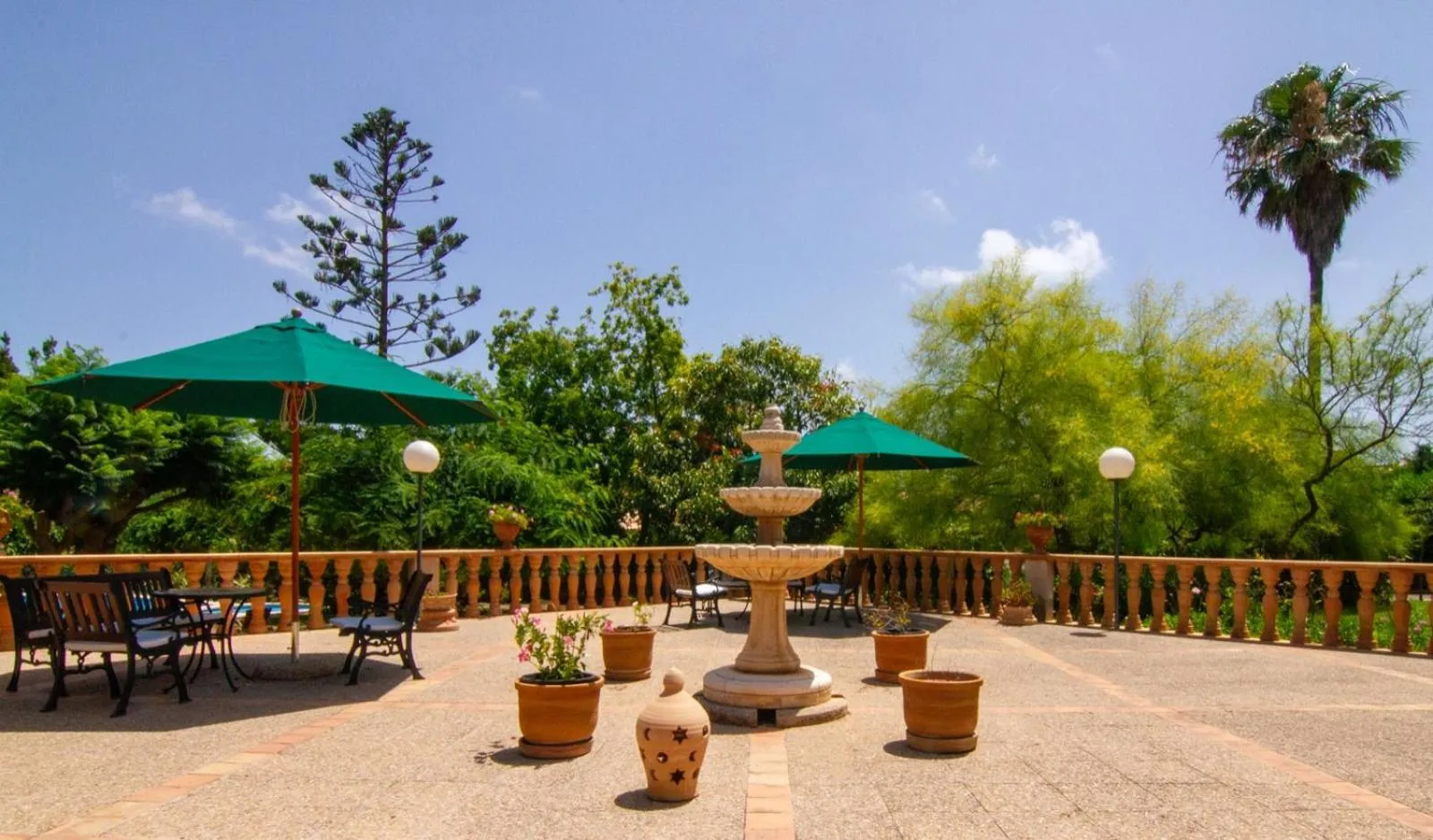 Patio in Aumallia Hotel & Spa