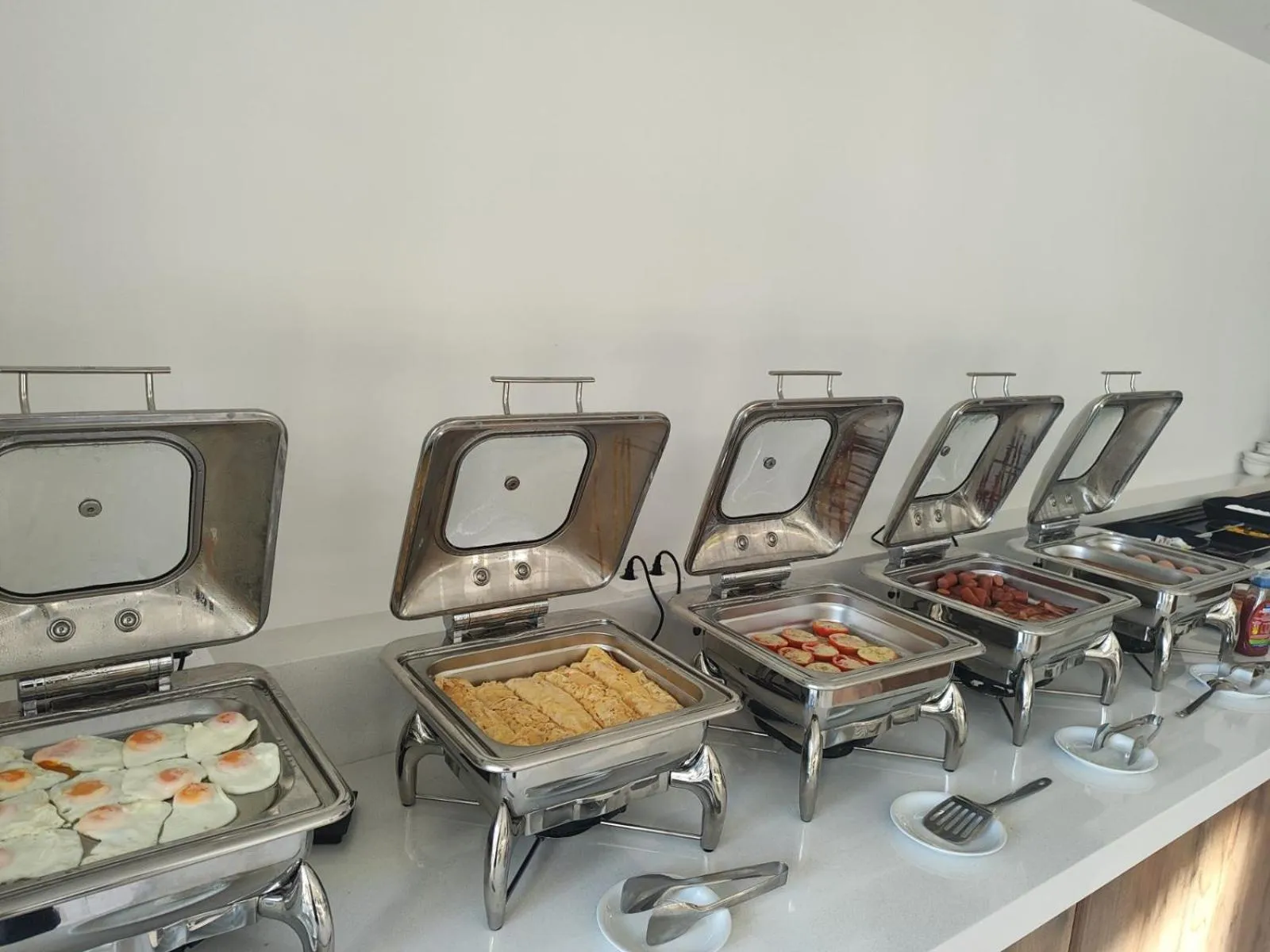 Buffet breakfast in Blue Horizon Apartments