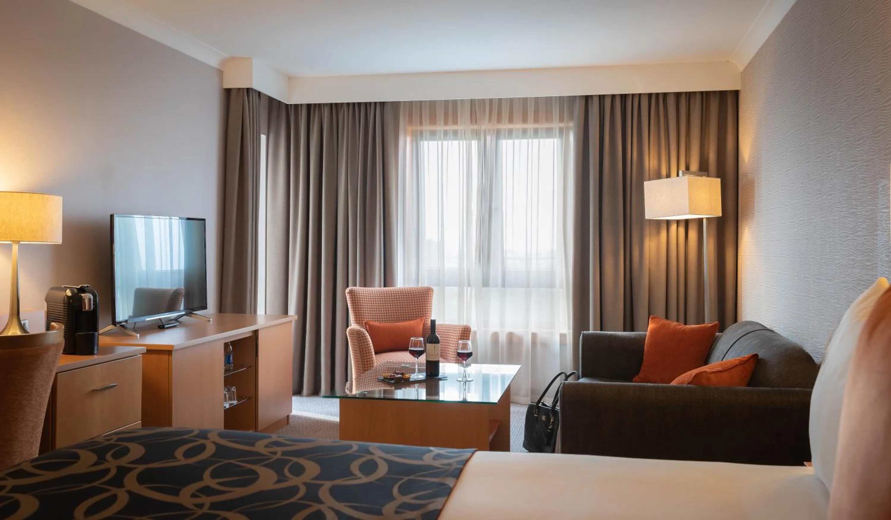 Seating area in Clayton Hotel Leopardstown