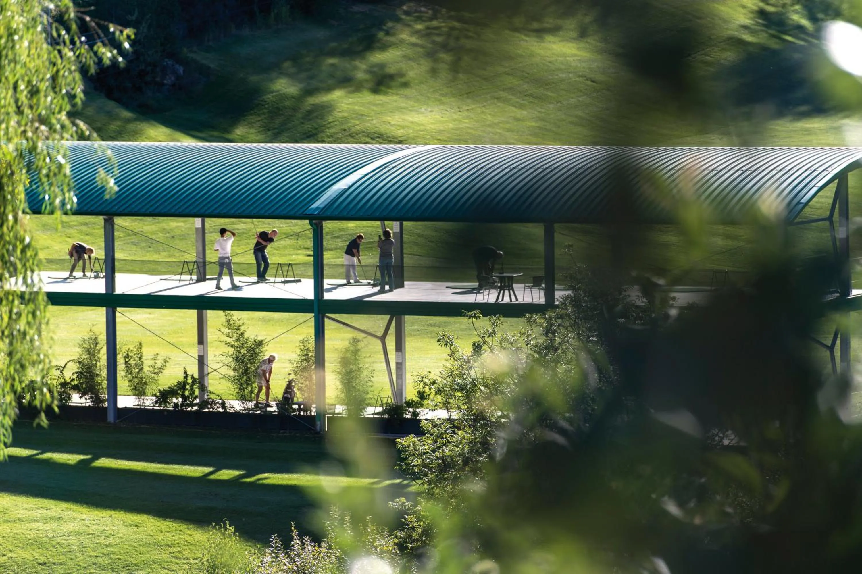 Golfcourse in Hotel Castel Oswald von Wolkenstein