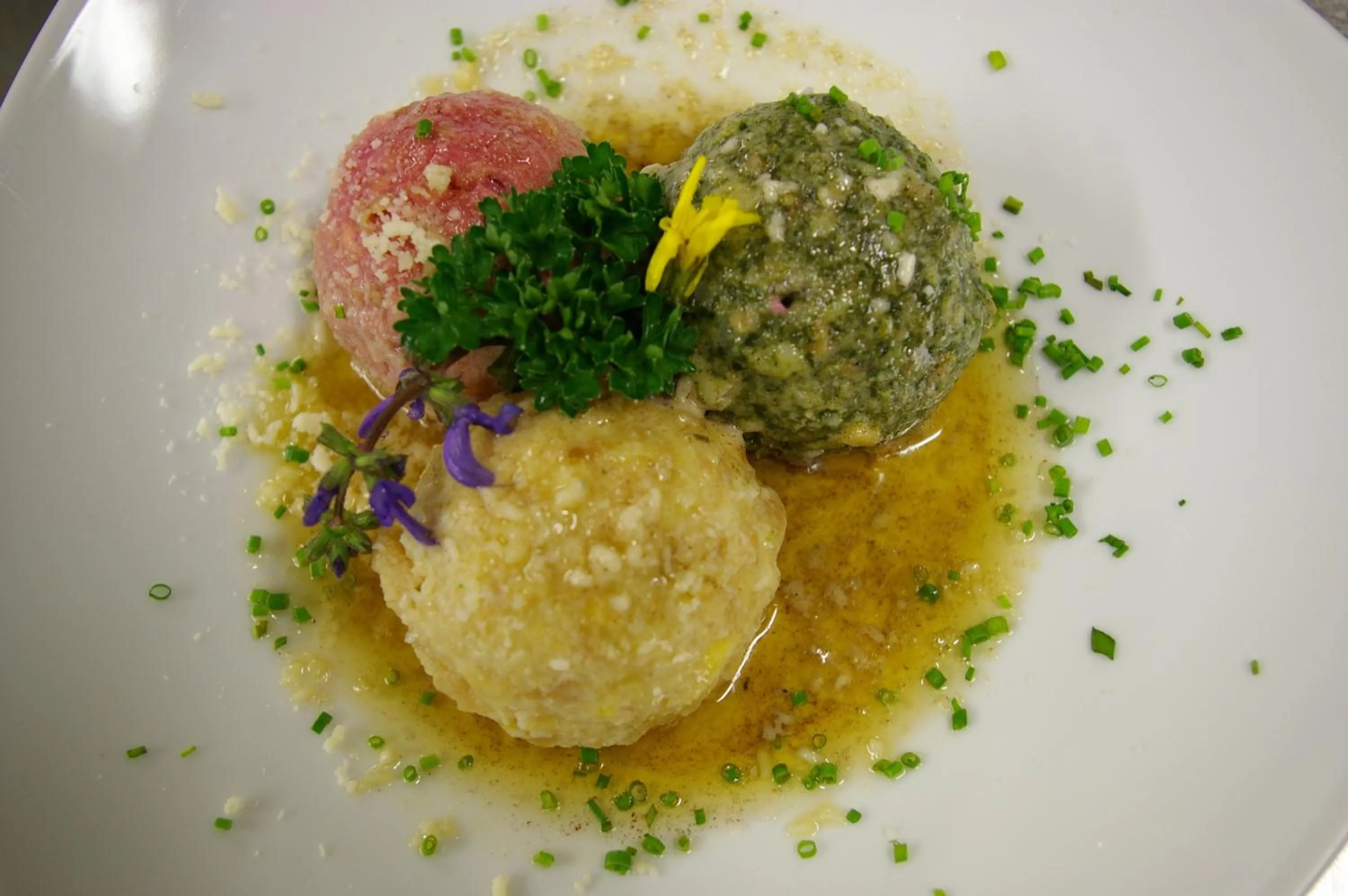 Food close-up in Hotel Castel Oswald von Wolkenstein