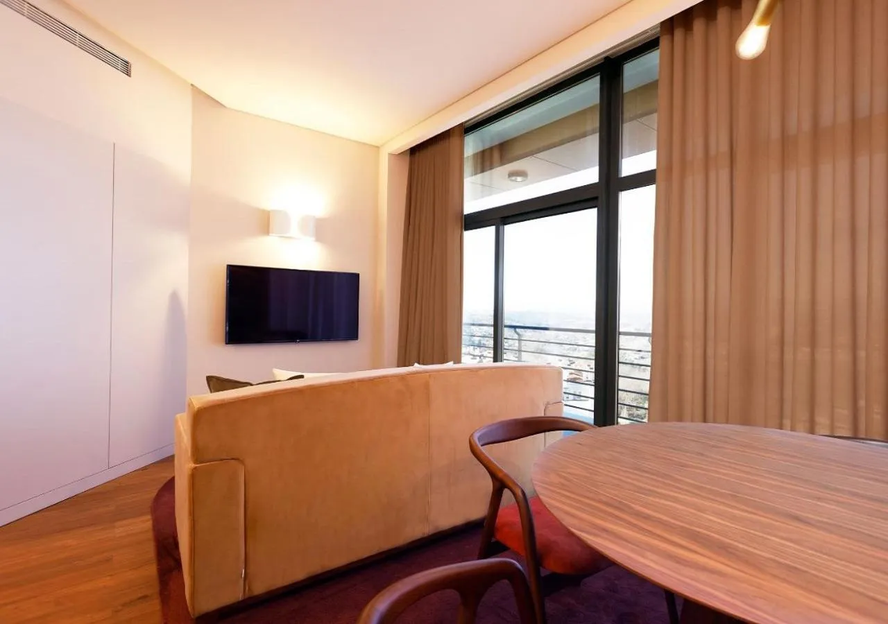 Communal lounge/ TV room, Bed in Montebelo Viseu Congress Hotel & Spa