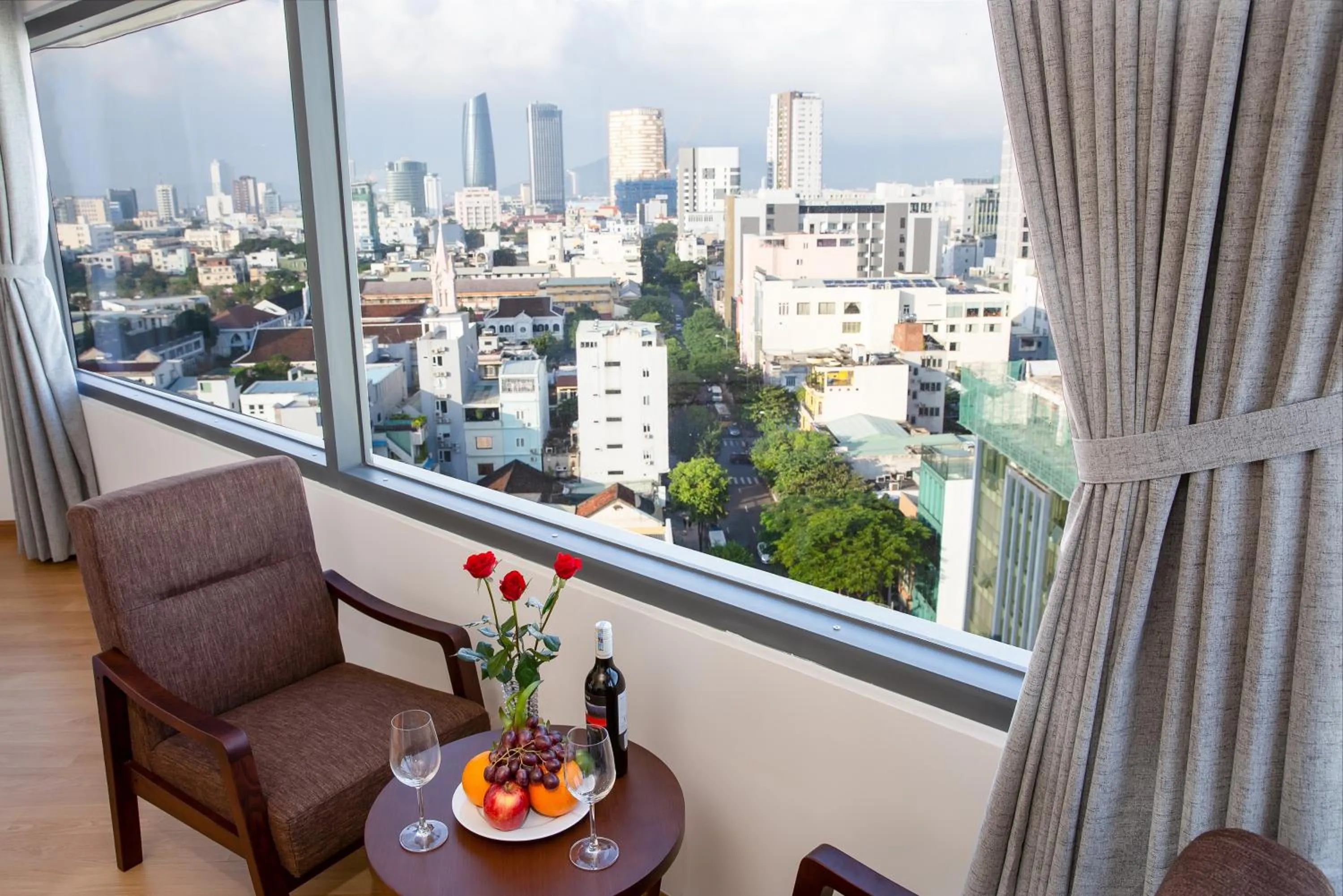 City view in Val Soleil Hotel