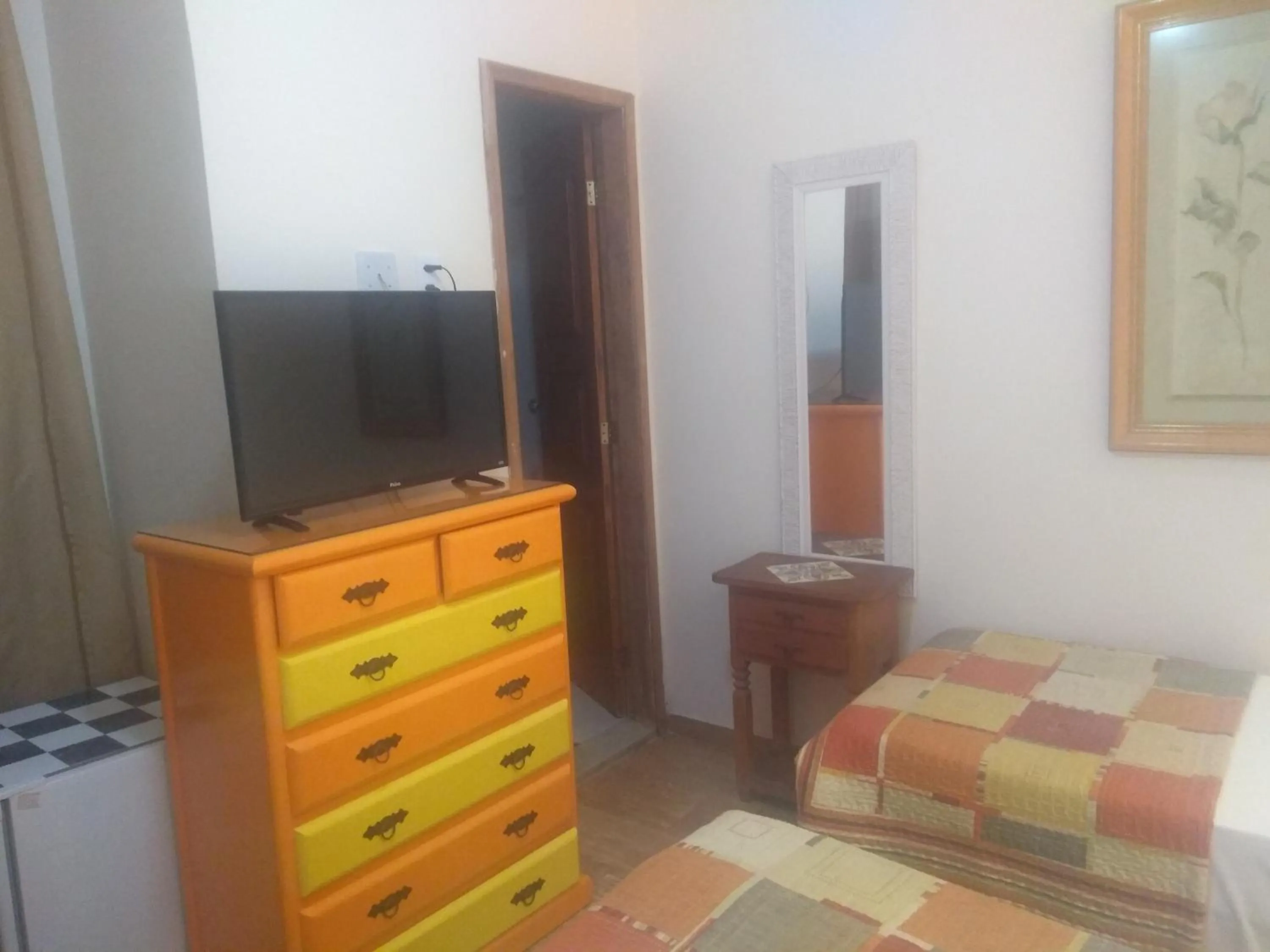 TV and multimedia, Bed in Pousada Vale do Amanhecer