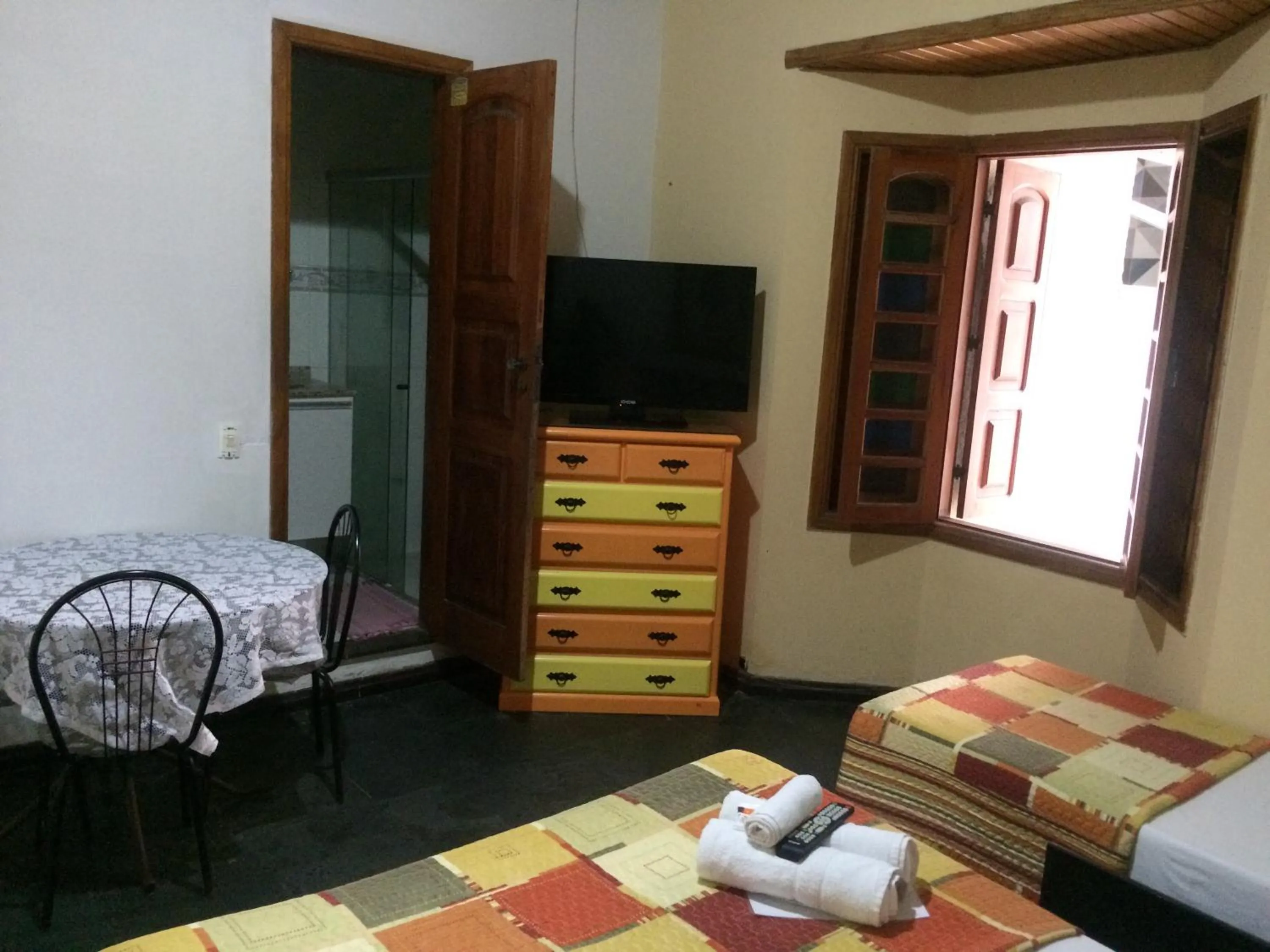 TV and multimedia, Bed in Pousada Vale do Amanhecer