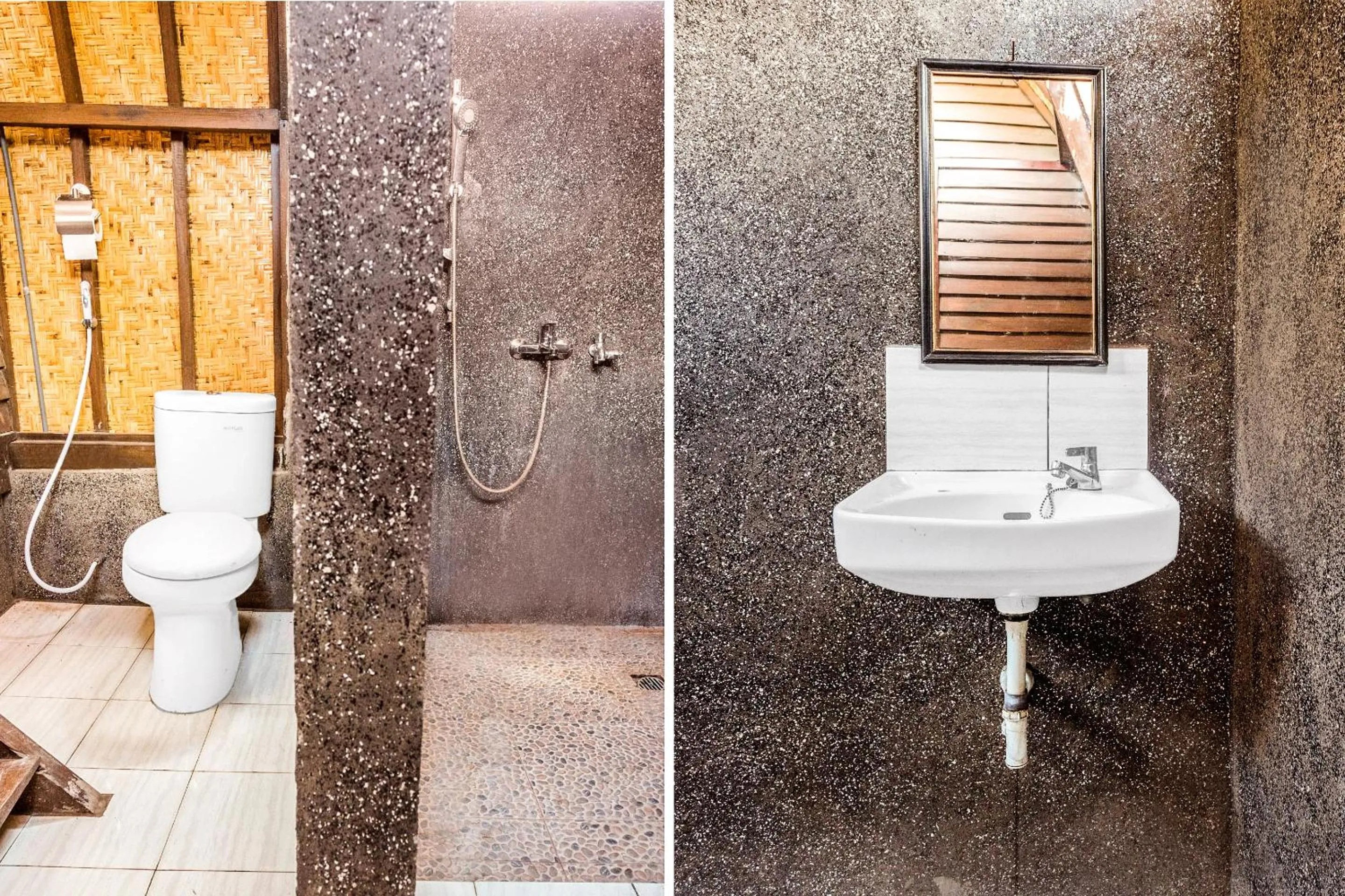 Bathroom in Hotel O Telone Bungalow