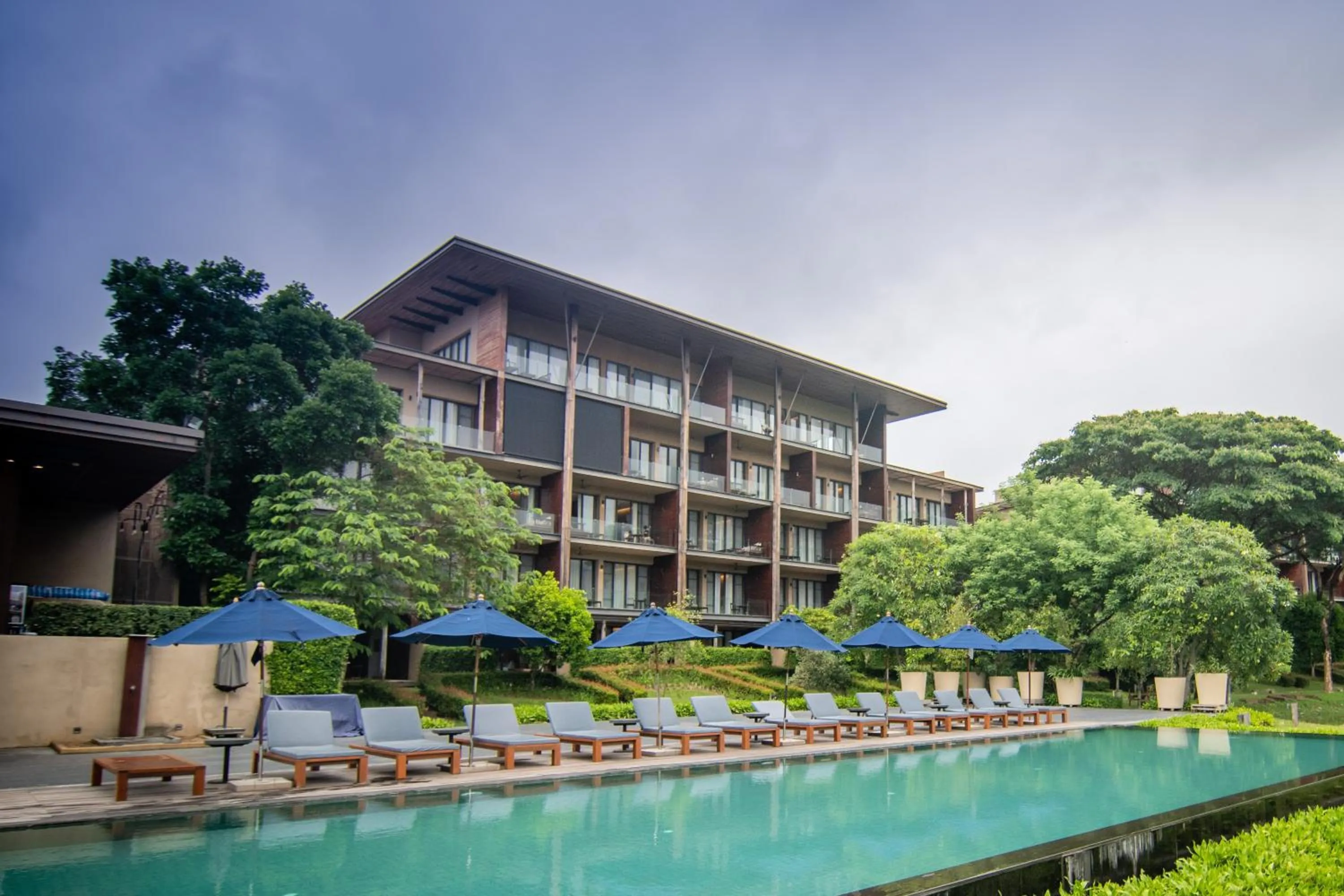 Swimming pool in Khaoyai Luxury Pool Penthouse at ATTA