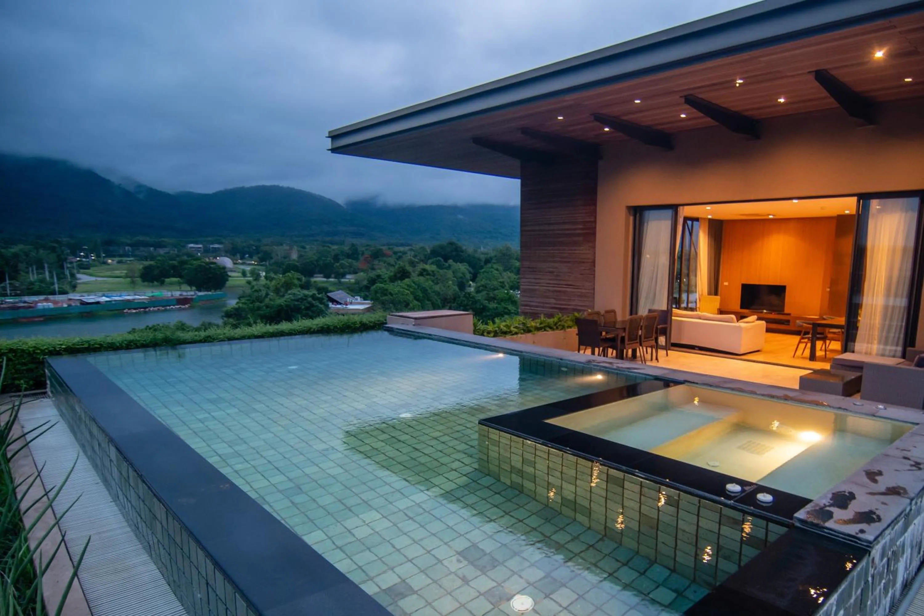 Swimming pool in Khaoyai Luxury Pool Penthouse at ATTA