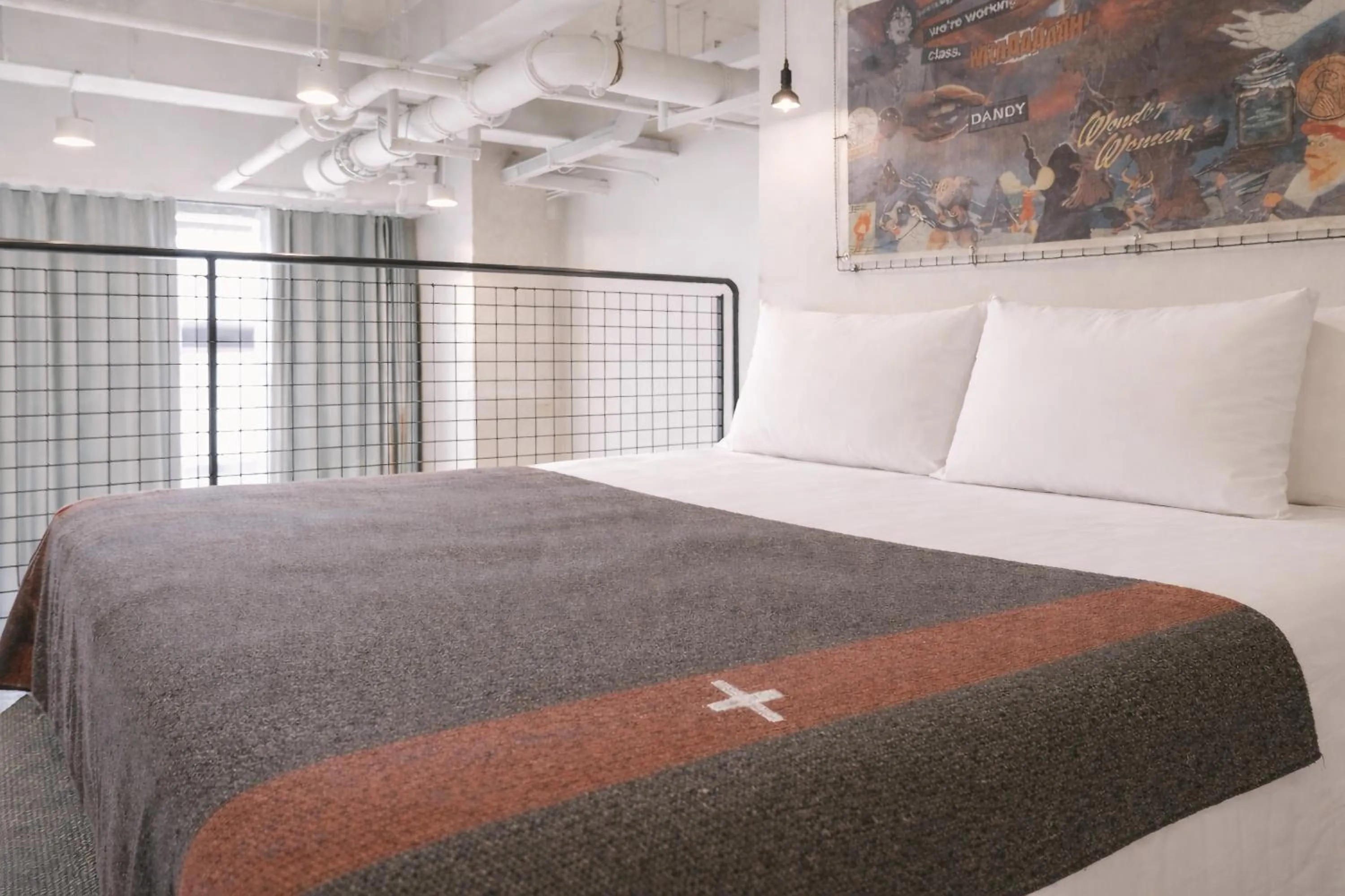 Bed in URSIDE Hotel Shanghai The Bund