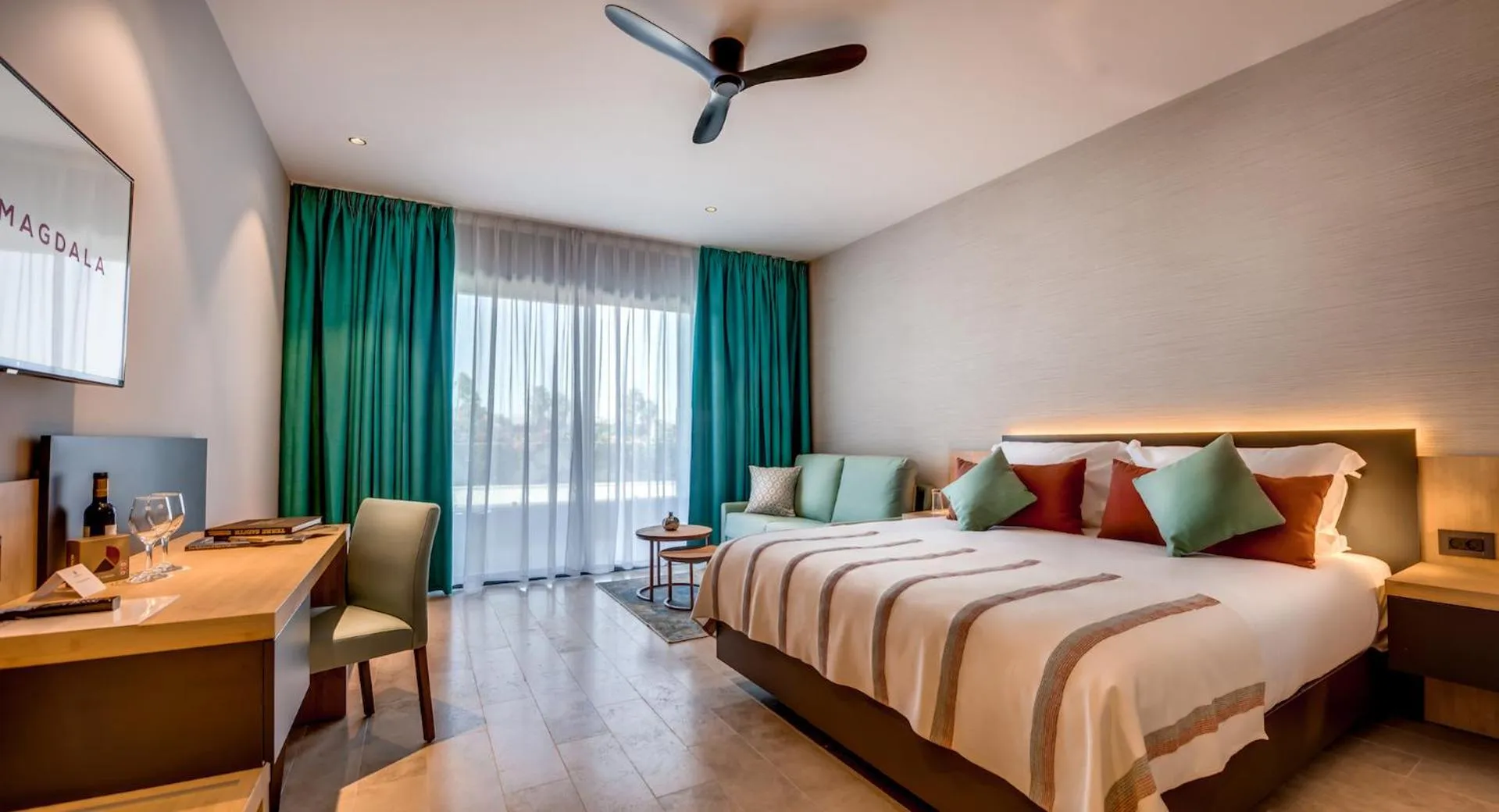 Photo of the whole room, Bed in Magdala Hotel