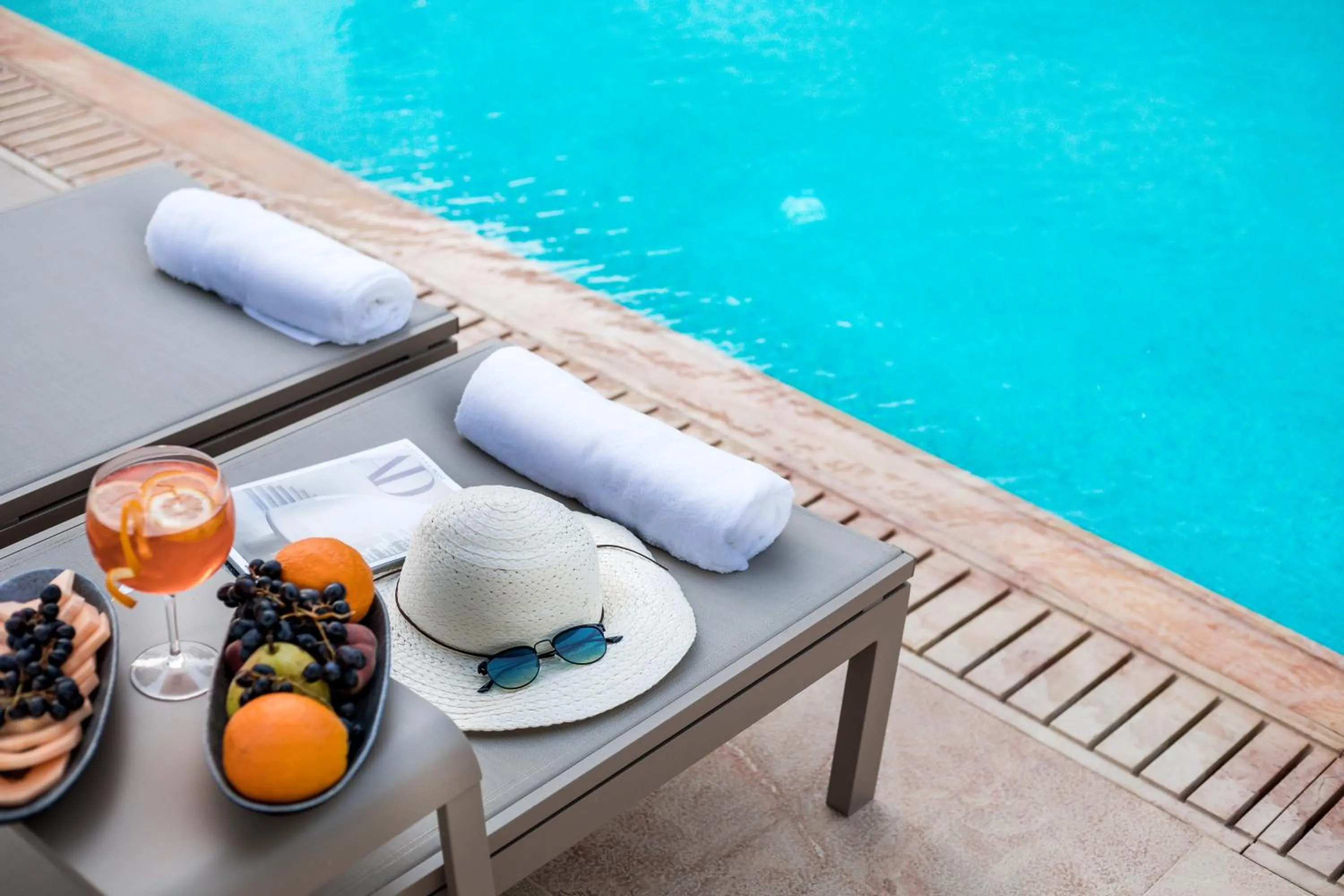 Swimming pool in Magdala Hotel