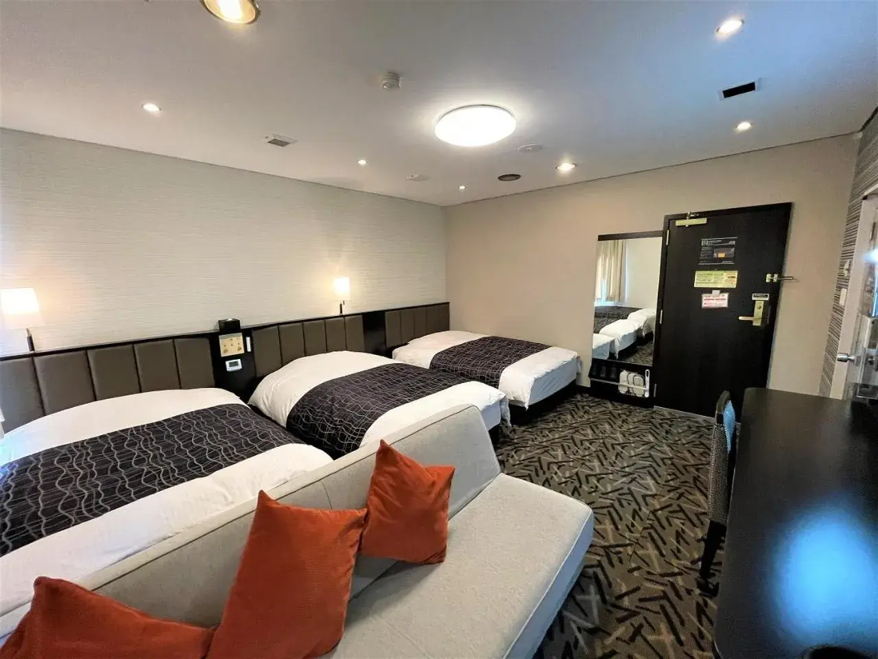 Bed in APA Hotel Hachioji Eki Nishi Bed in APA Hotel Hachioji Eki Nishi