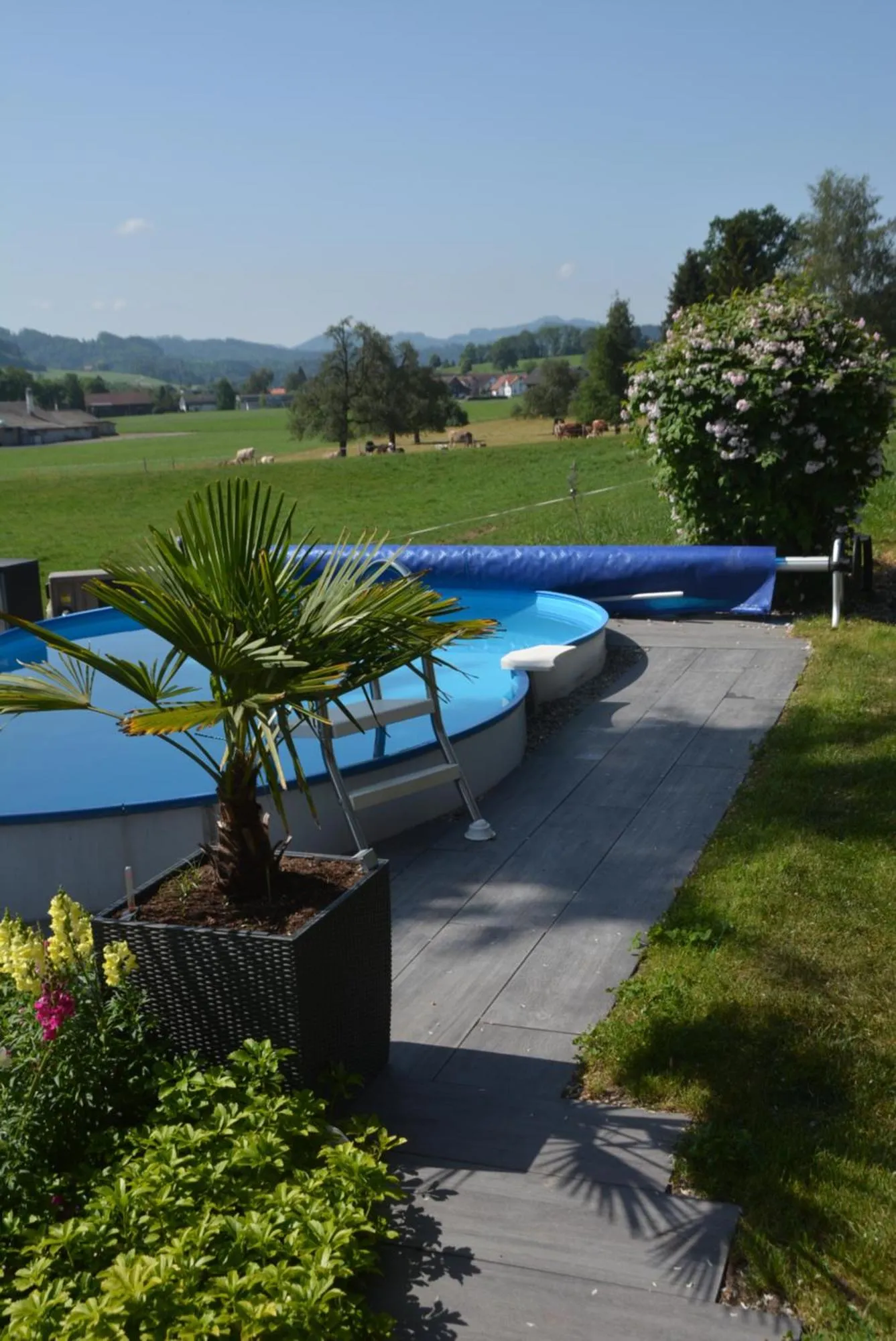 Swimming pool in BnB Sirnach