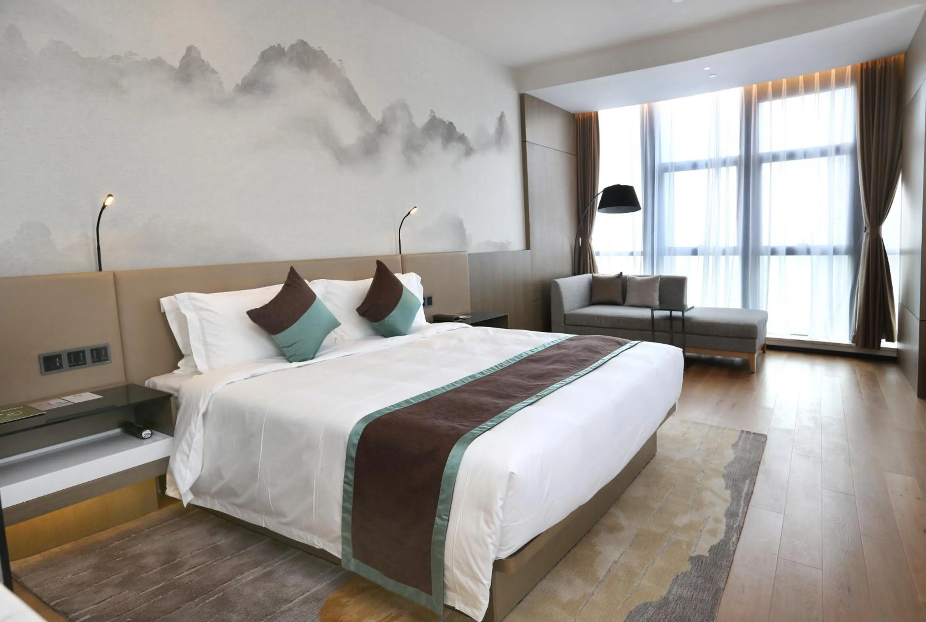 Bed in Novotel Deqing Moganshan