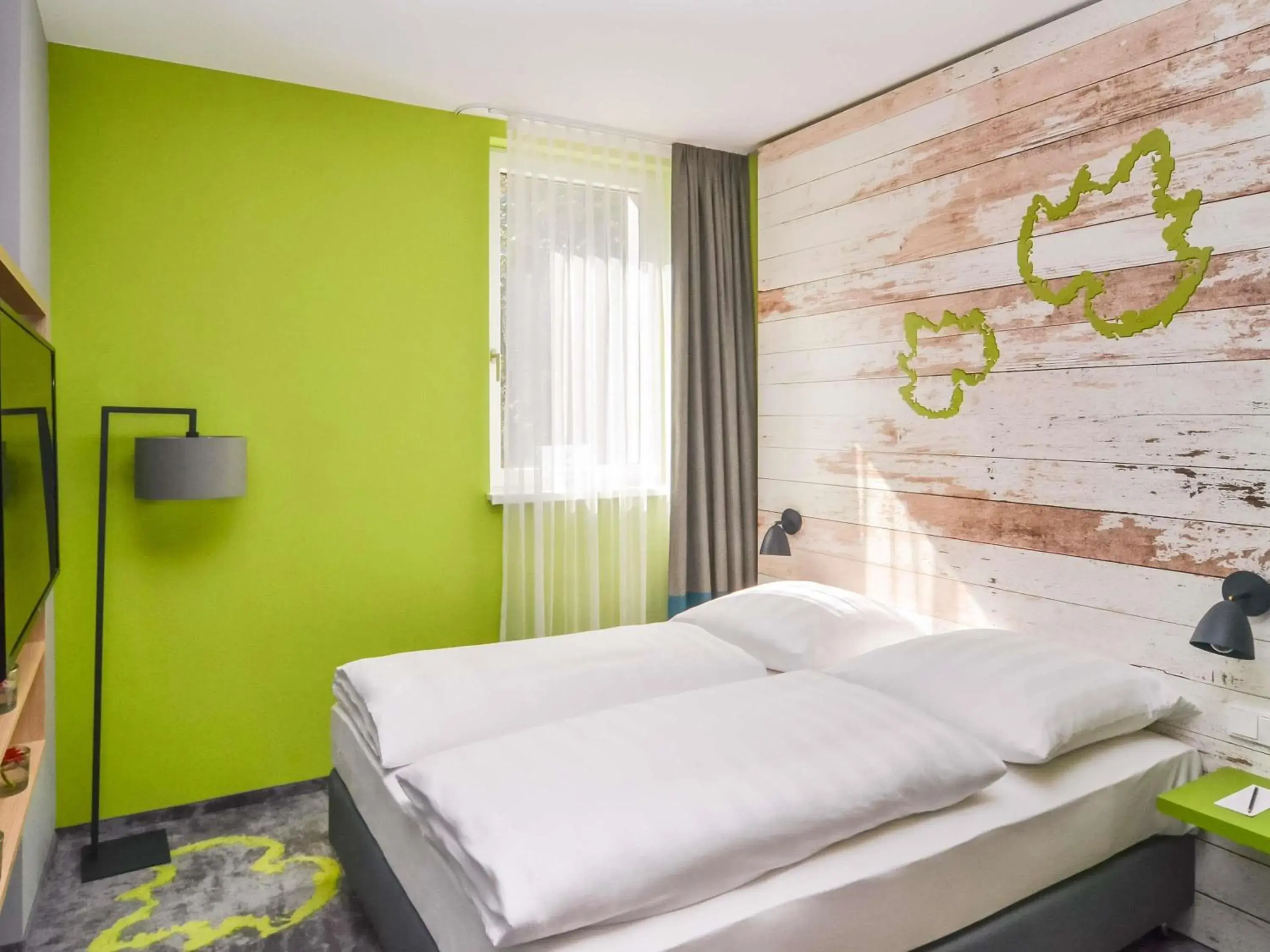 Bedroom, Bed in ibis Styles Stuttgart Vaihingen Bedroom, Bed in ibis Styles Stuttgart Vaihingen