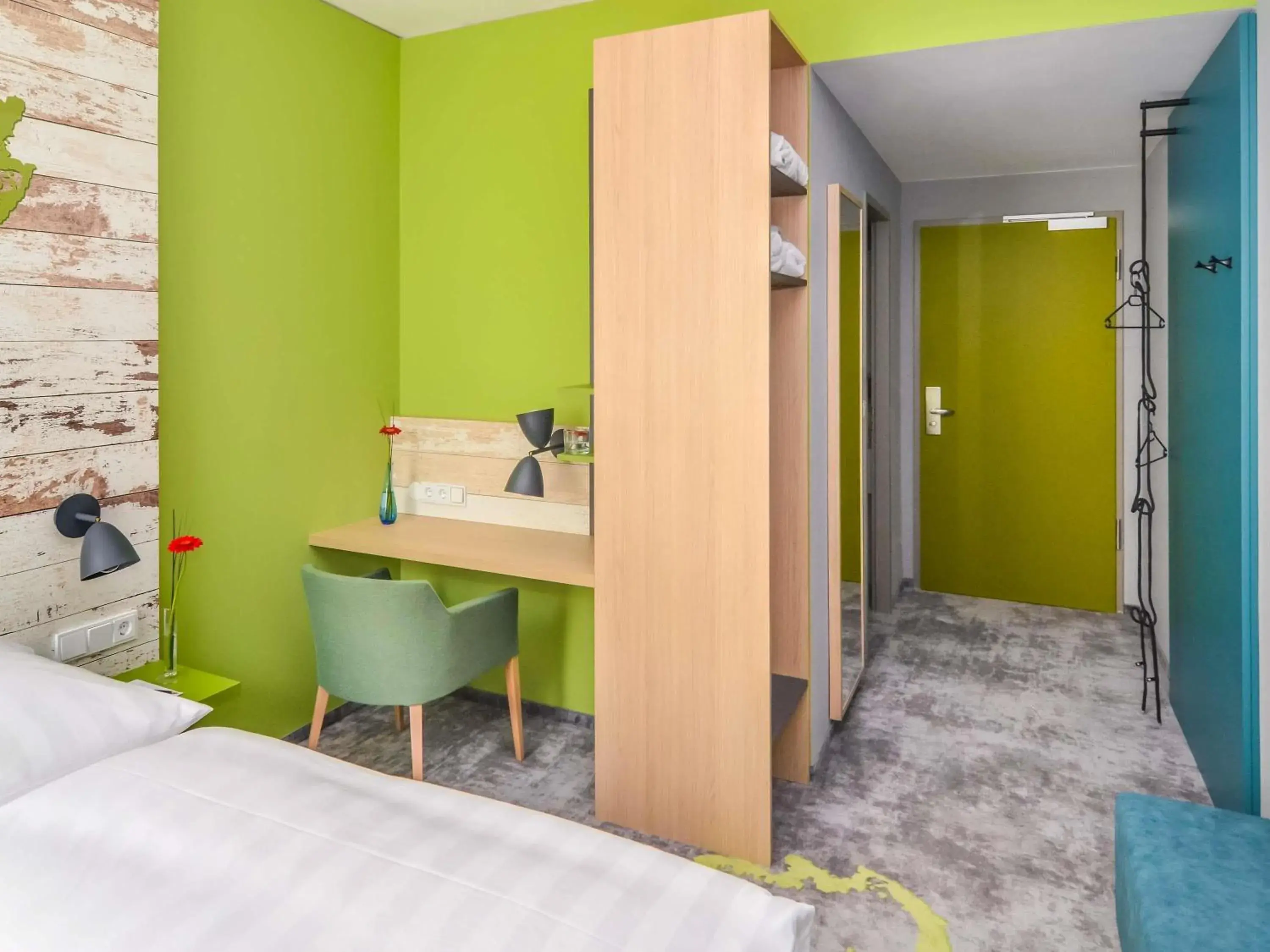 Bedroom, Bed in ibis Styles Stuttgart Vaihingen Bedroom, Bed in ibis Styles Stuttgart Vaihingen