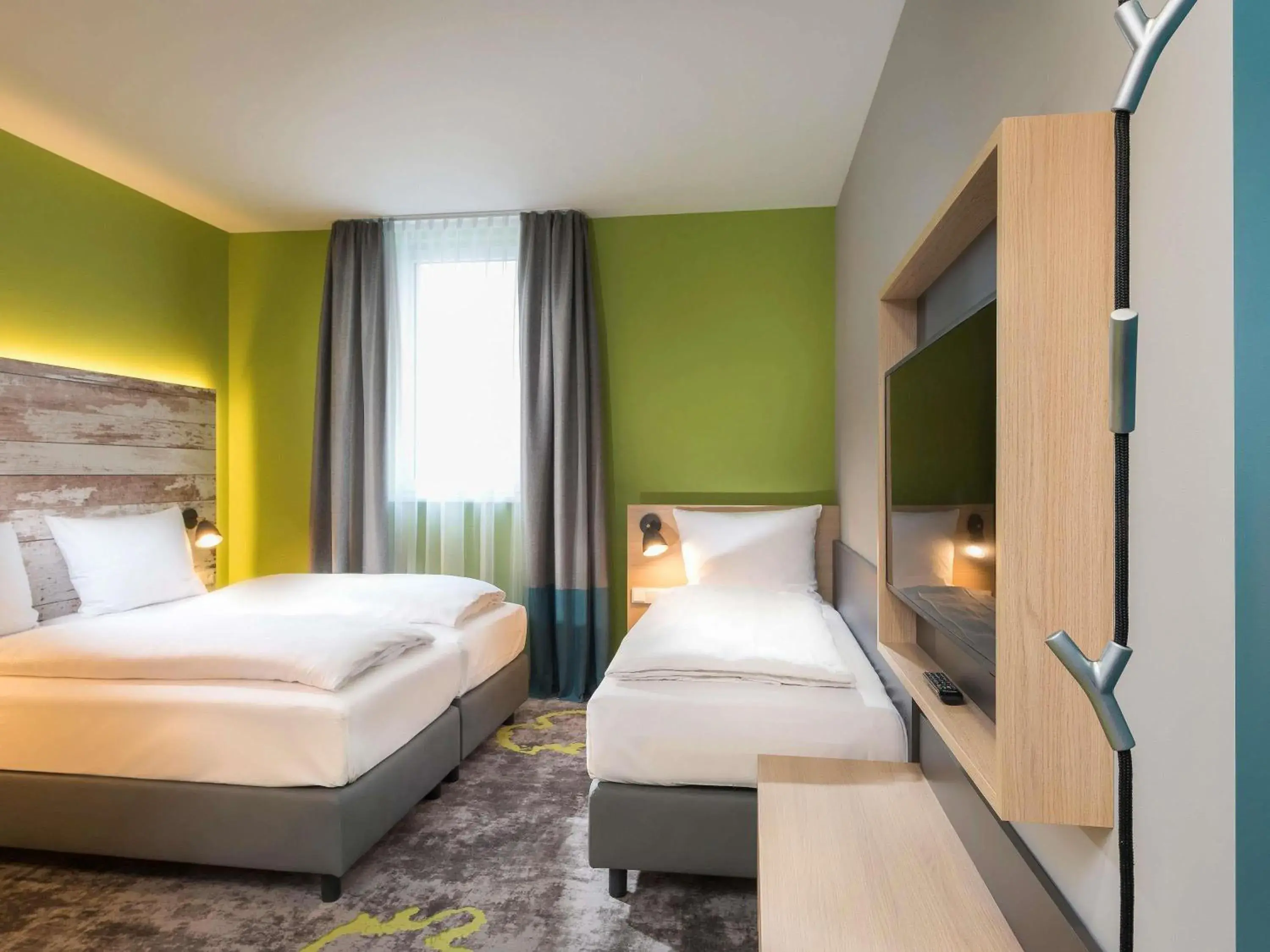Bedroom, Bed in ibis Styles Stuttgart Vaihingen Bedroom, Bed in ibis Styles Stuttgart Vaihingen