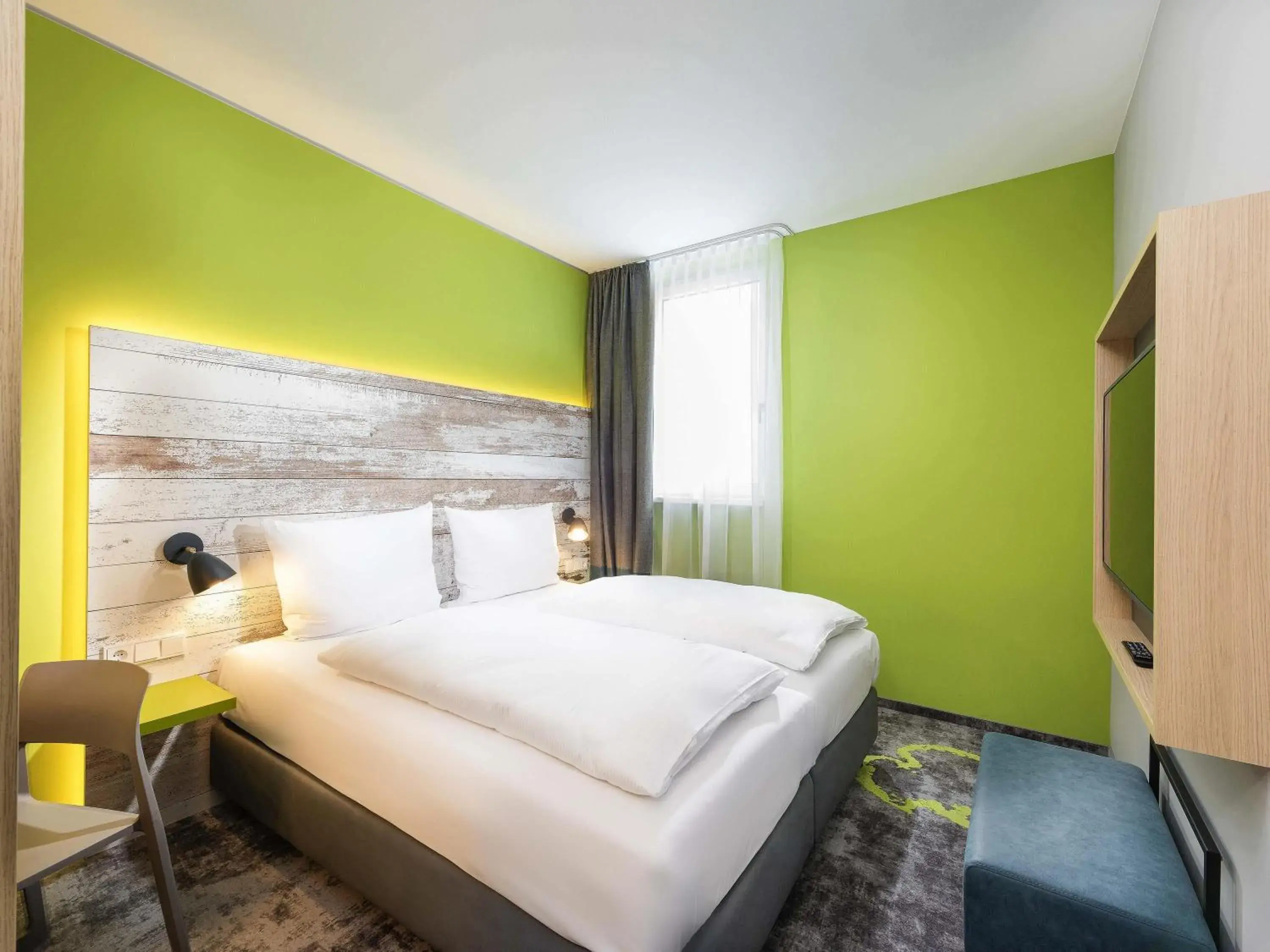Bedroom, Bed in ibis Styles Stuttgart Vaihingen Bedroom, Bed in ibis Styles Stuttgart Vaihingen