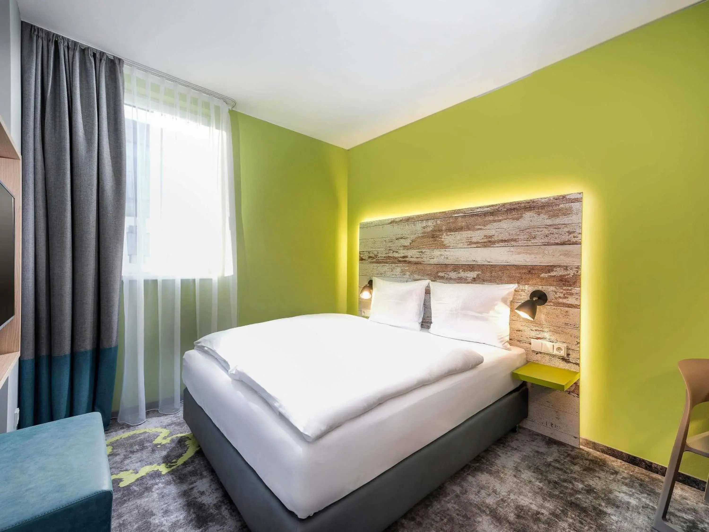 Bedroom, Bed in ibis Styles Stuttgart Vaihingen Bedroom, Bed in ibis Styles Stuttgart Vaihingen