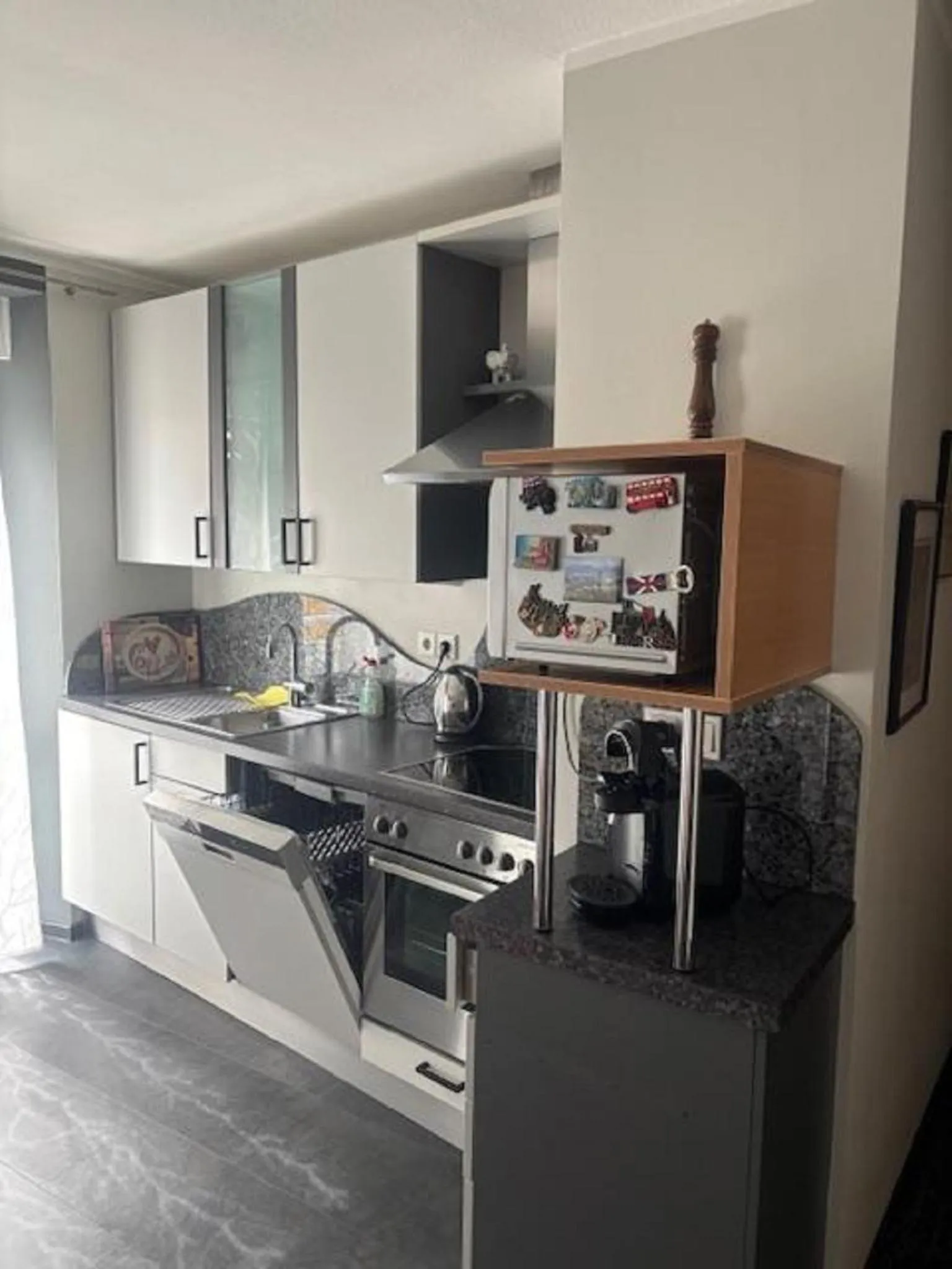 Kitchen or kitchenette in Villa Croatia & Restaurant Adria