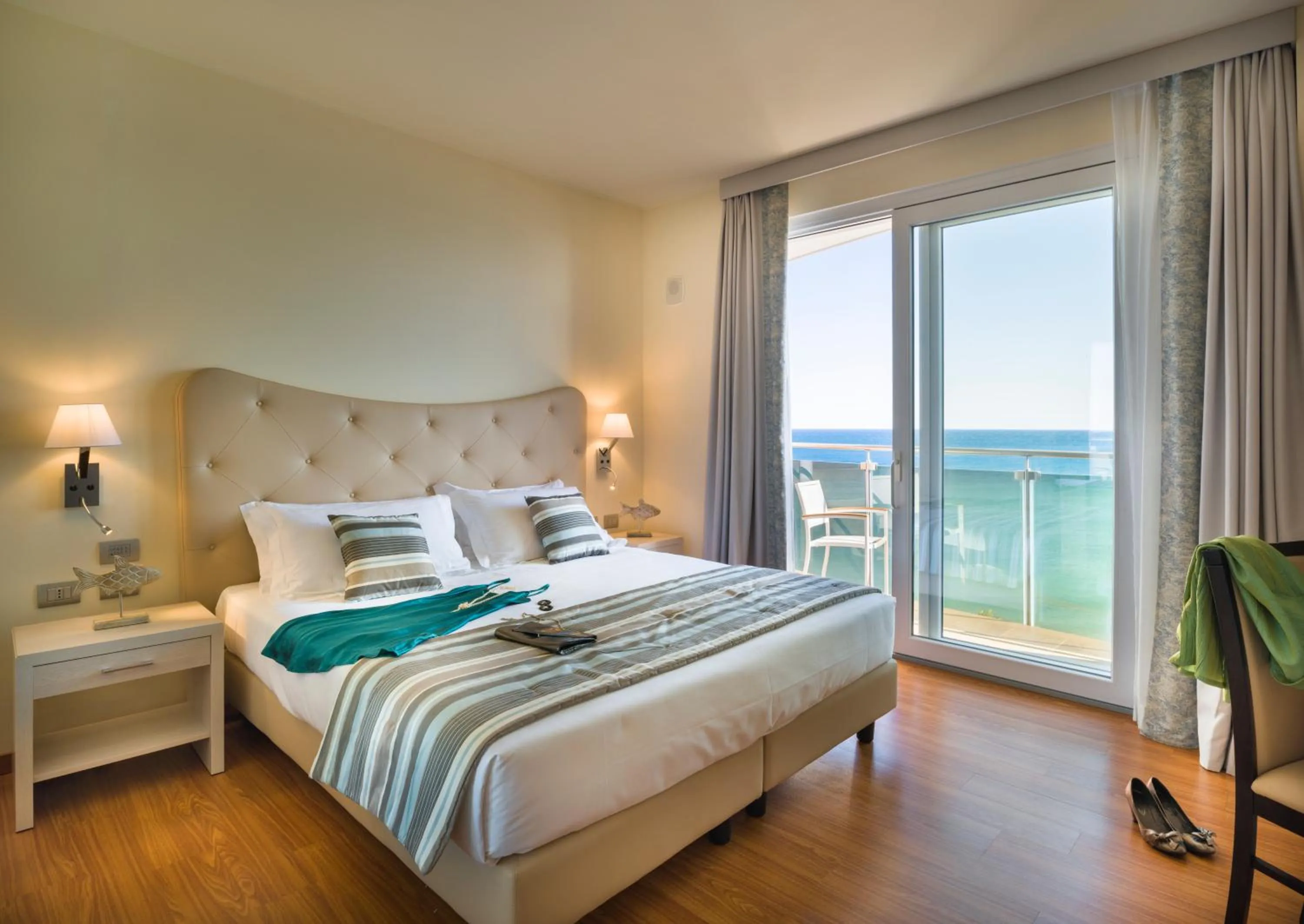 Bed in Grand Hotel Pietra Ligure