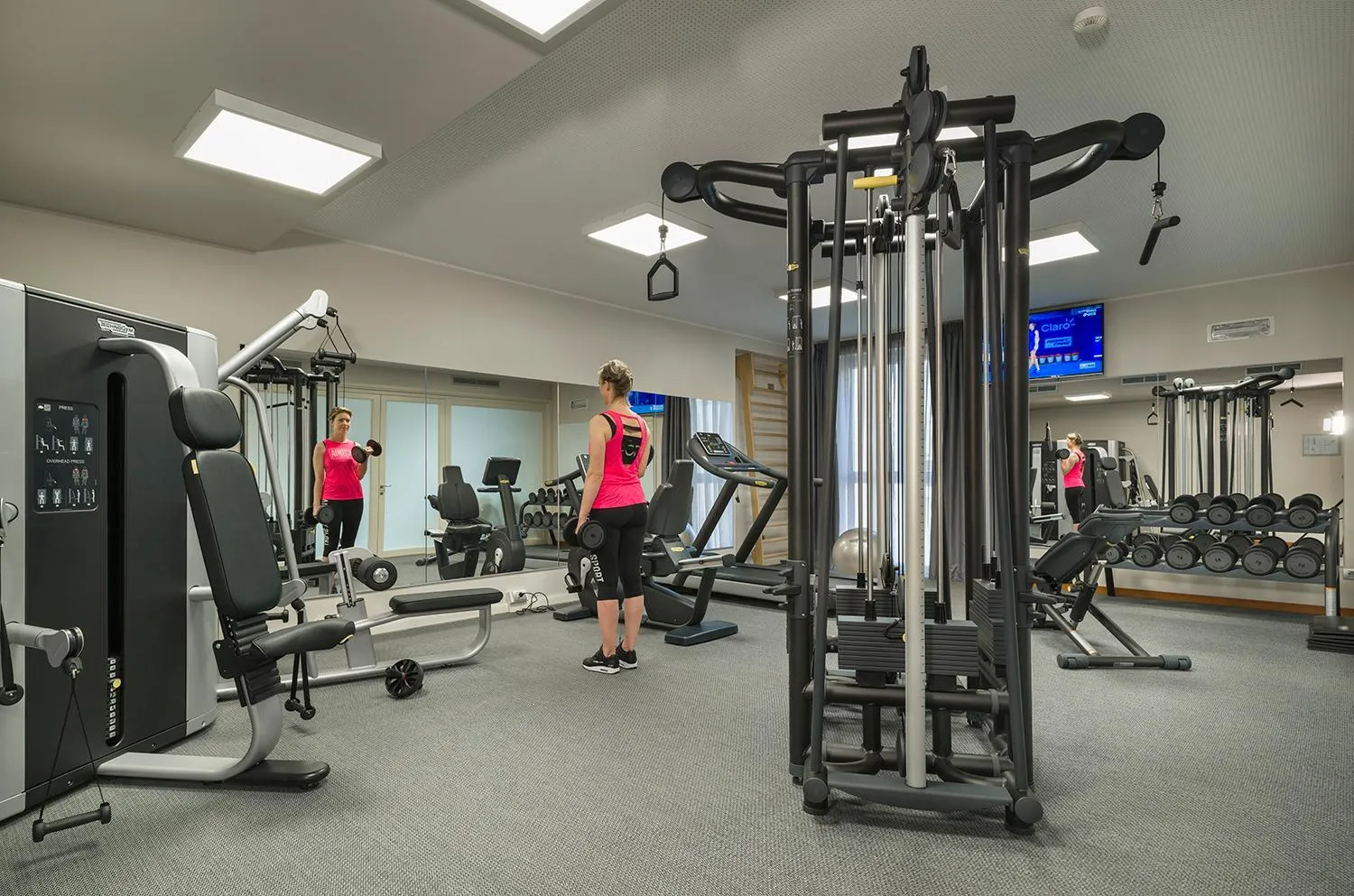 Fitness centre/facilities in Grand Hotel Pietra Ligure