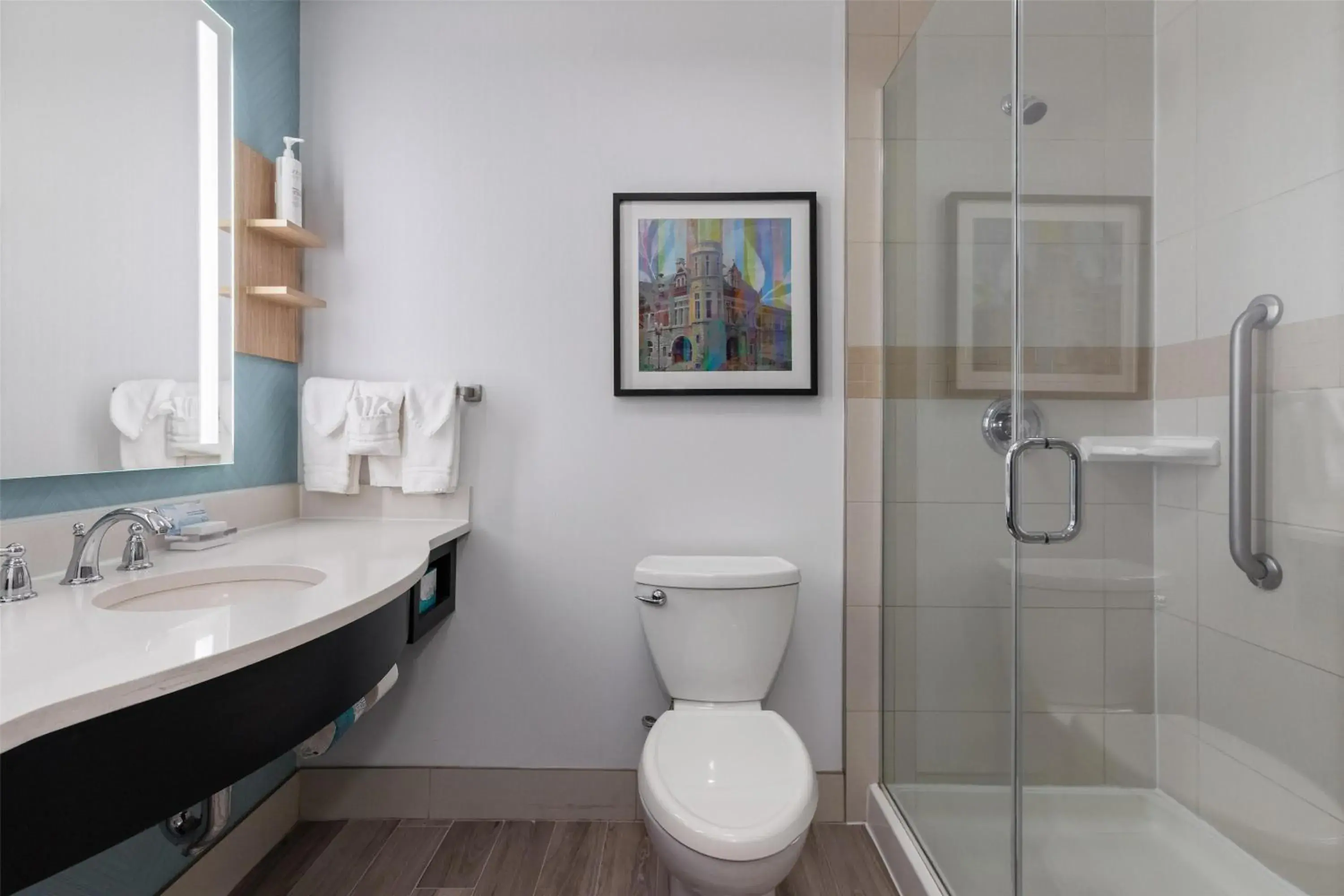 Bathroom in Hilton Garden Inn Auburn Bathroom in Hilton Garden Inn Auburn