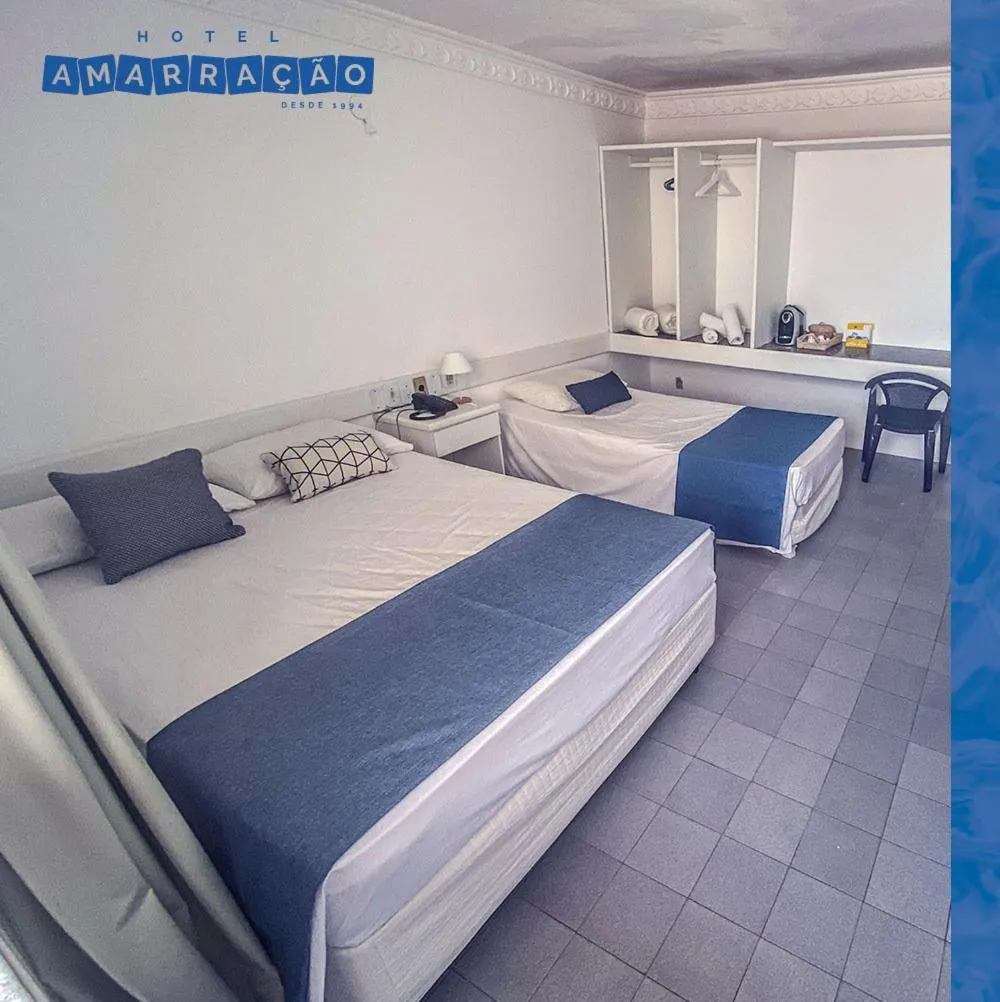 Bed in Hotel Amarração