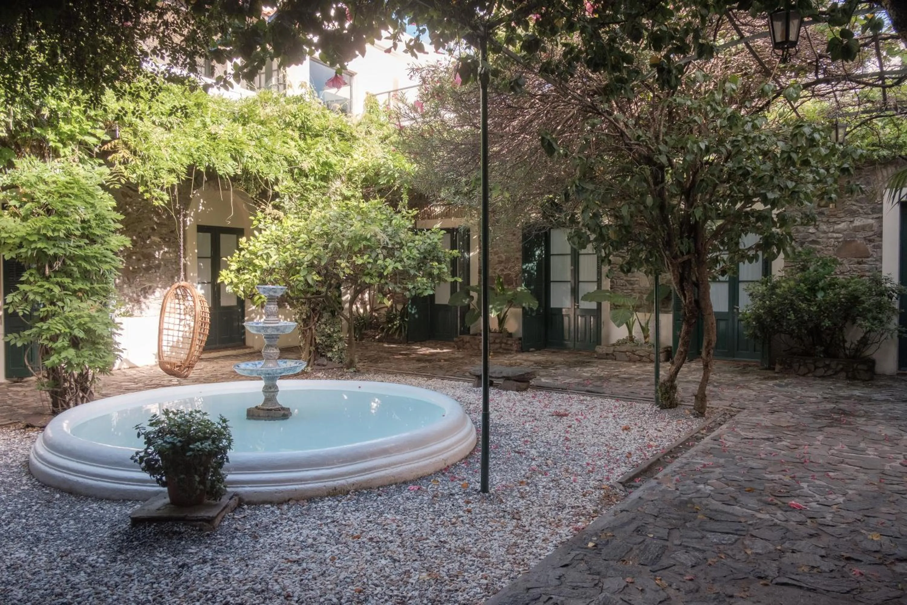Garden view in Posada Plaza Mayor