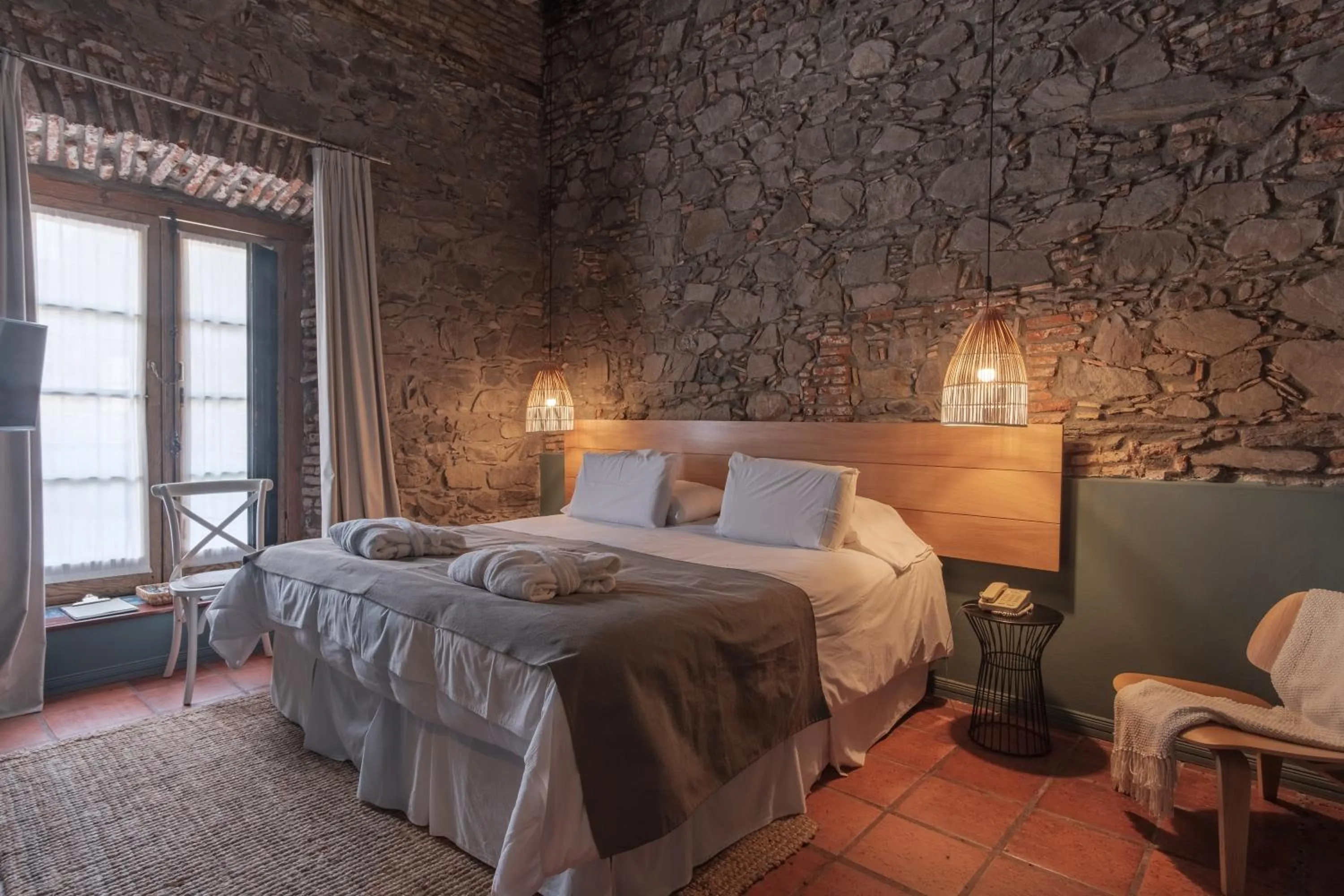 Bed in Posada Plaza Mayor