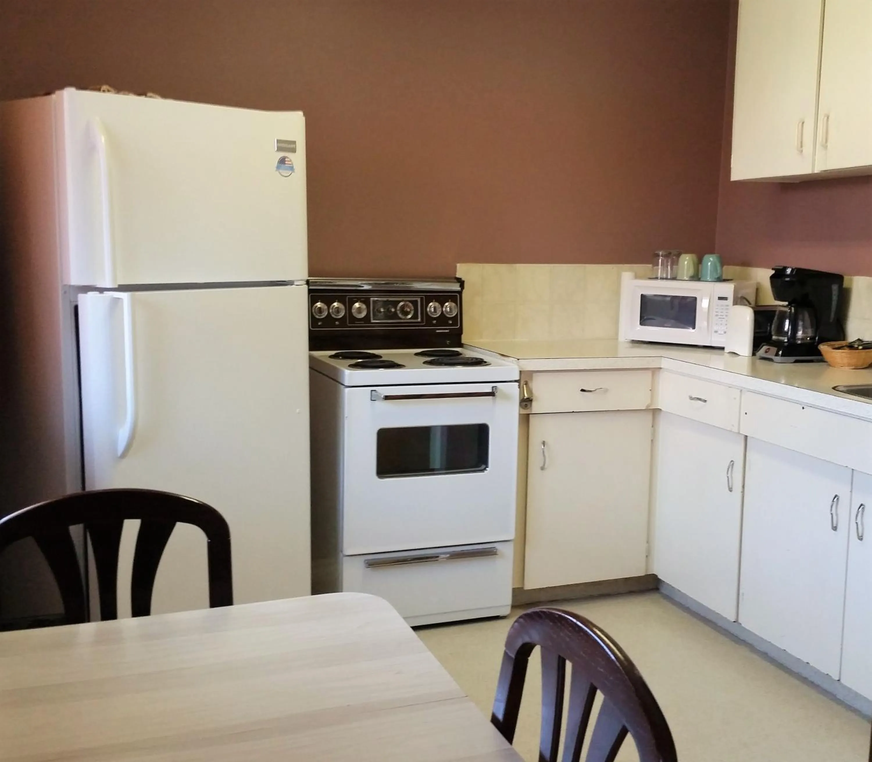 Kitchen or kitchenette in Viking Lamplighter Motel