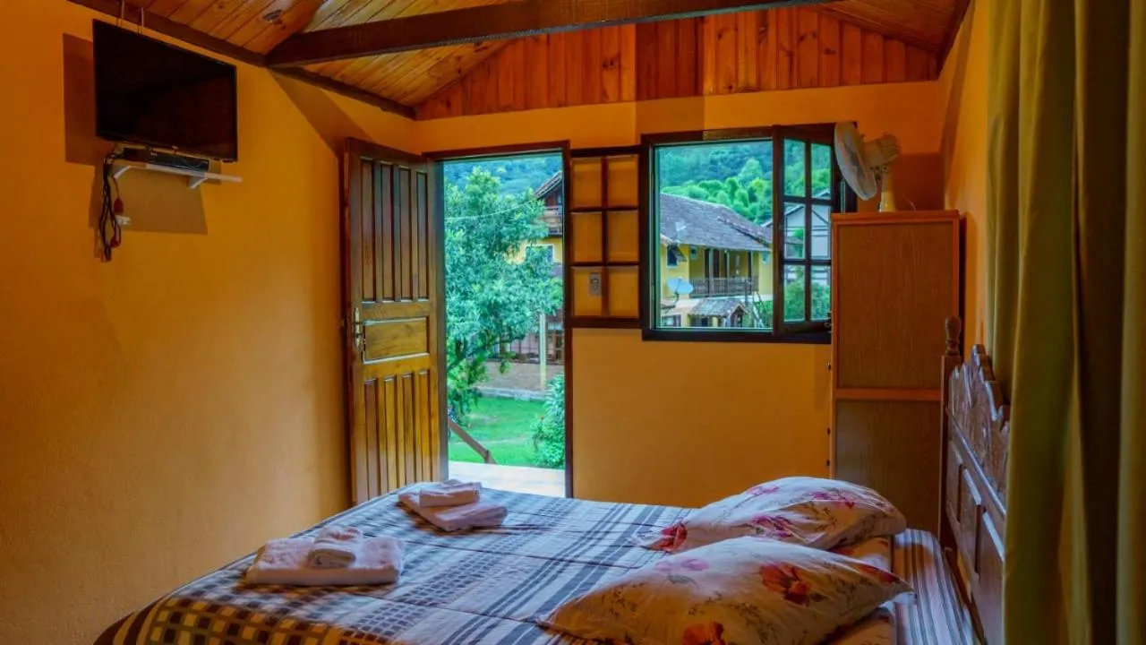 Bed in Pousada Vale da Represa