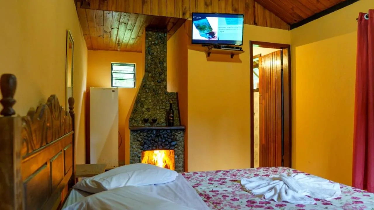 Bed in Pousada Vale da Represa