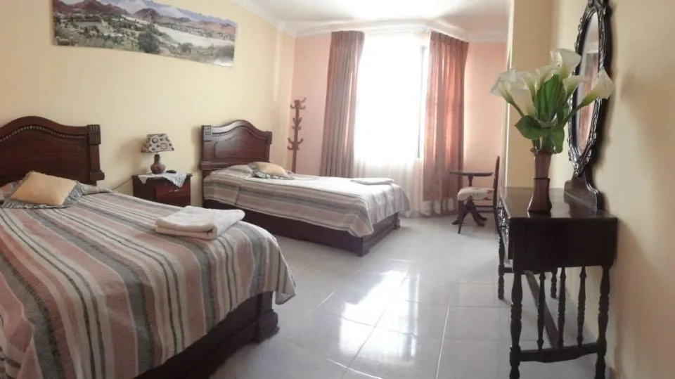 Bed in Hotel La Torre