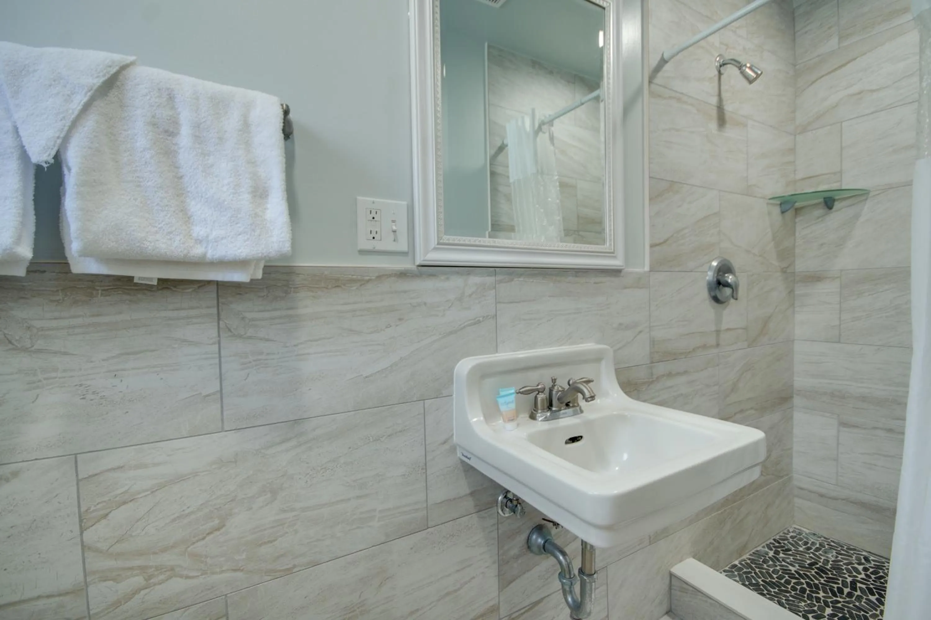 Bathroom in Ocean Lodge Hotel South