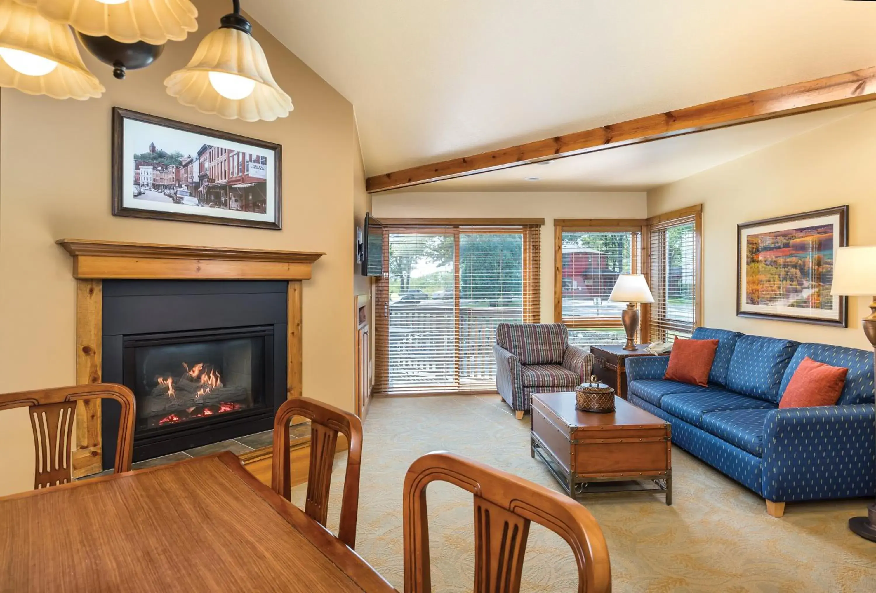 Living room in WorldMark Galena Living room in WorldMark Galena
