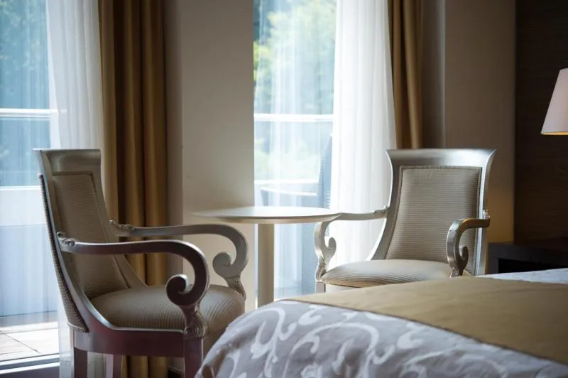 Decorative detail, Bed in Grand Hotel Donat Superior & Wellness Center