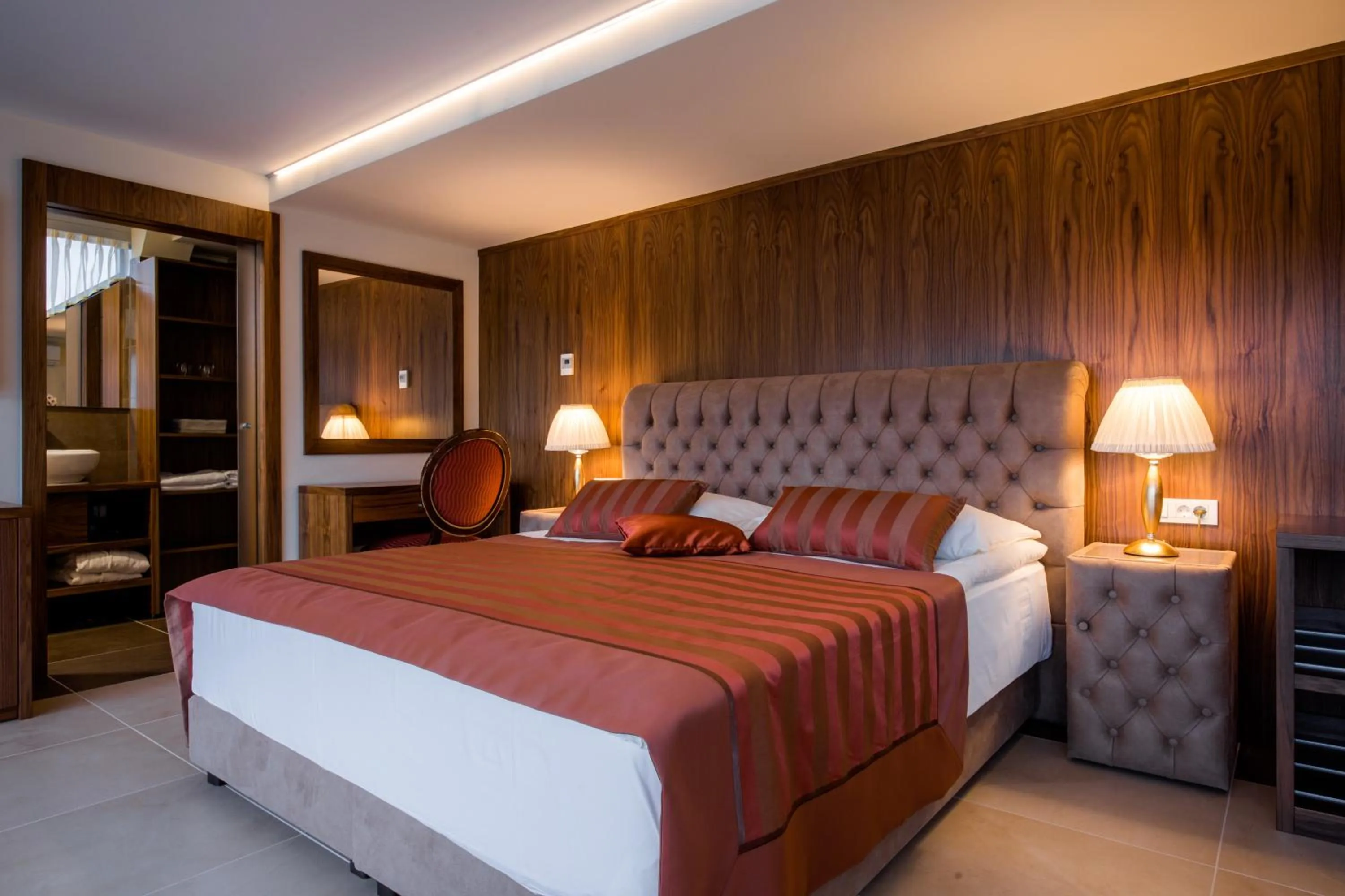 Bedroom, Bed in Grand Hotel Donat Superior & Wellness Center