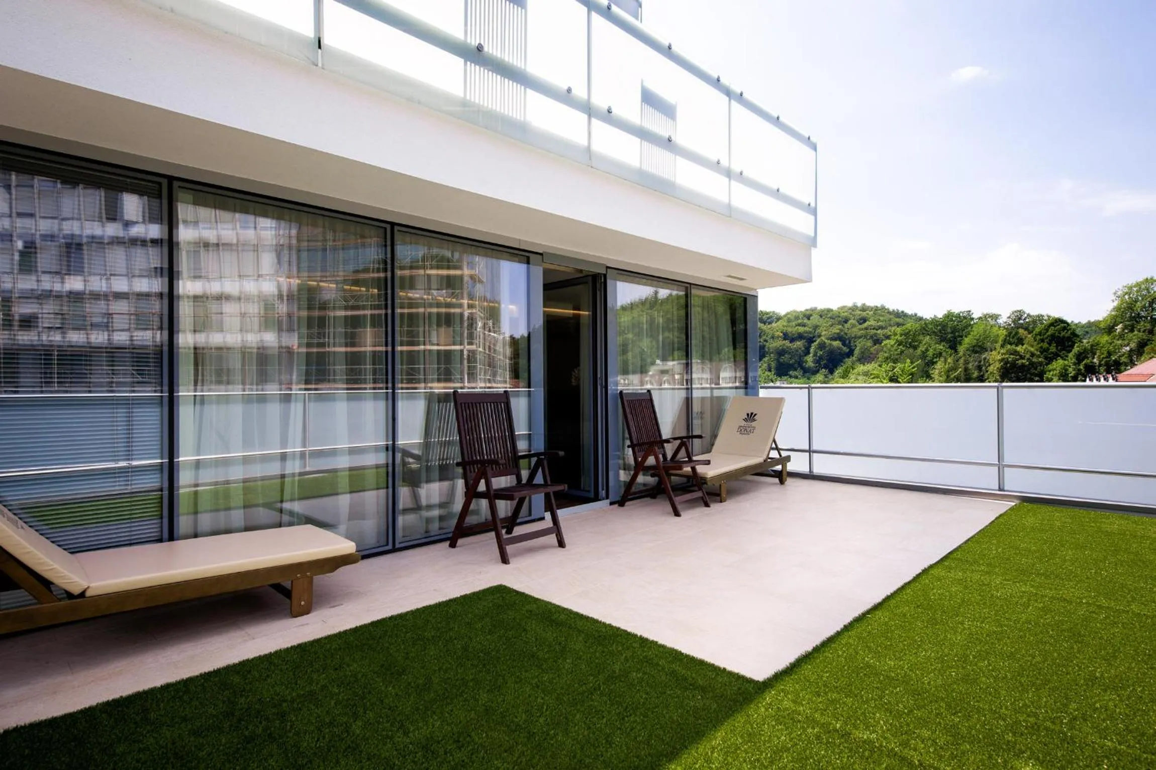 Balcony/Terrace in Grand Hotel Donat Superior & Wellness Center