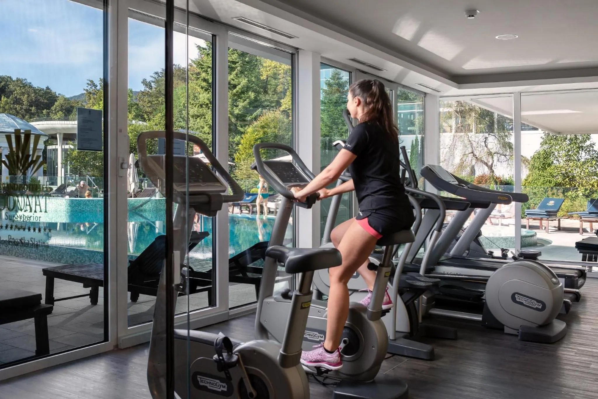 Fitness centre/facilities in Grand Hotel Donat Superior & Wellness Center