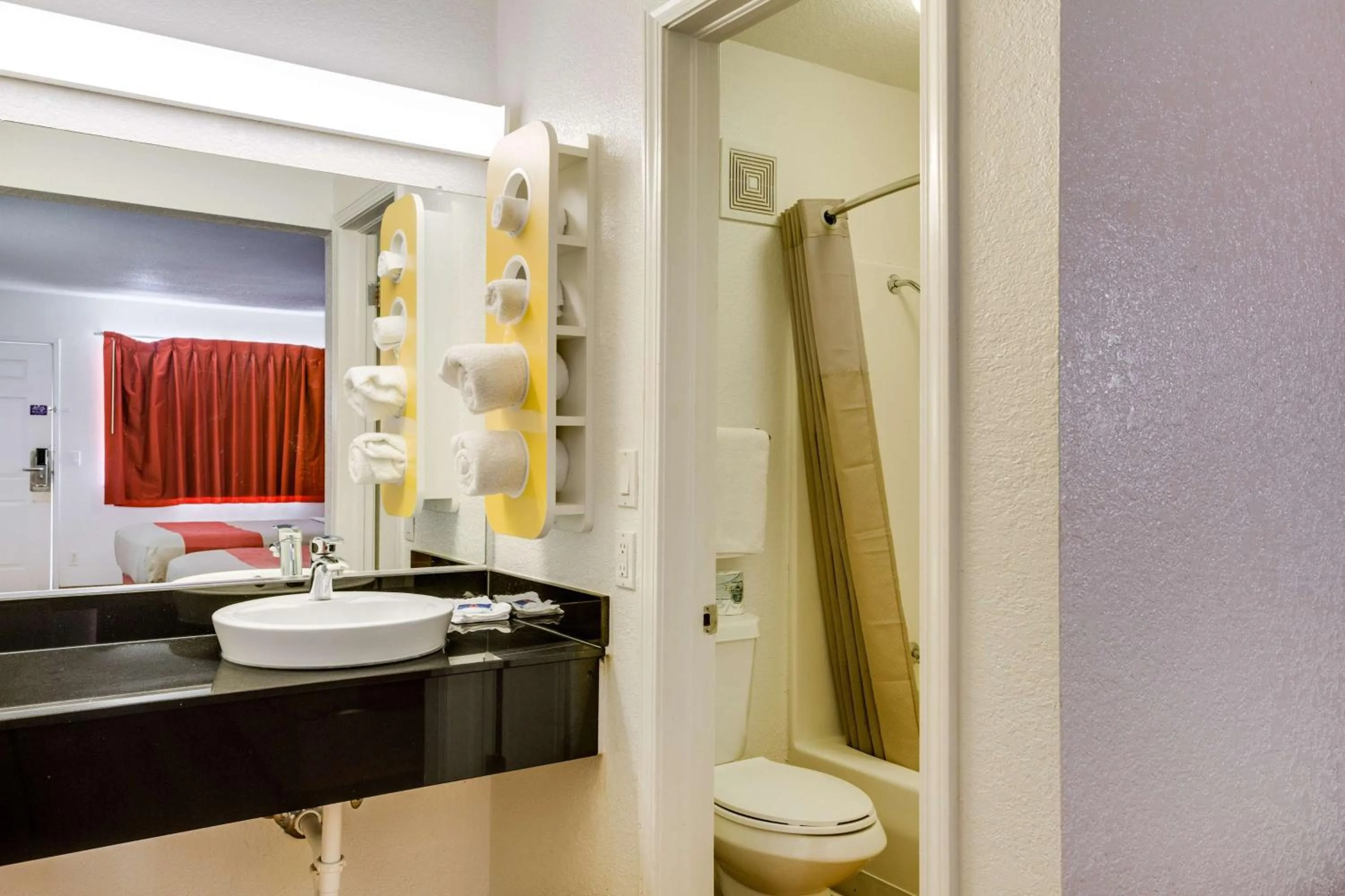 Toilet in Motel 6-Fayetteville, AR